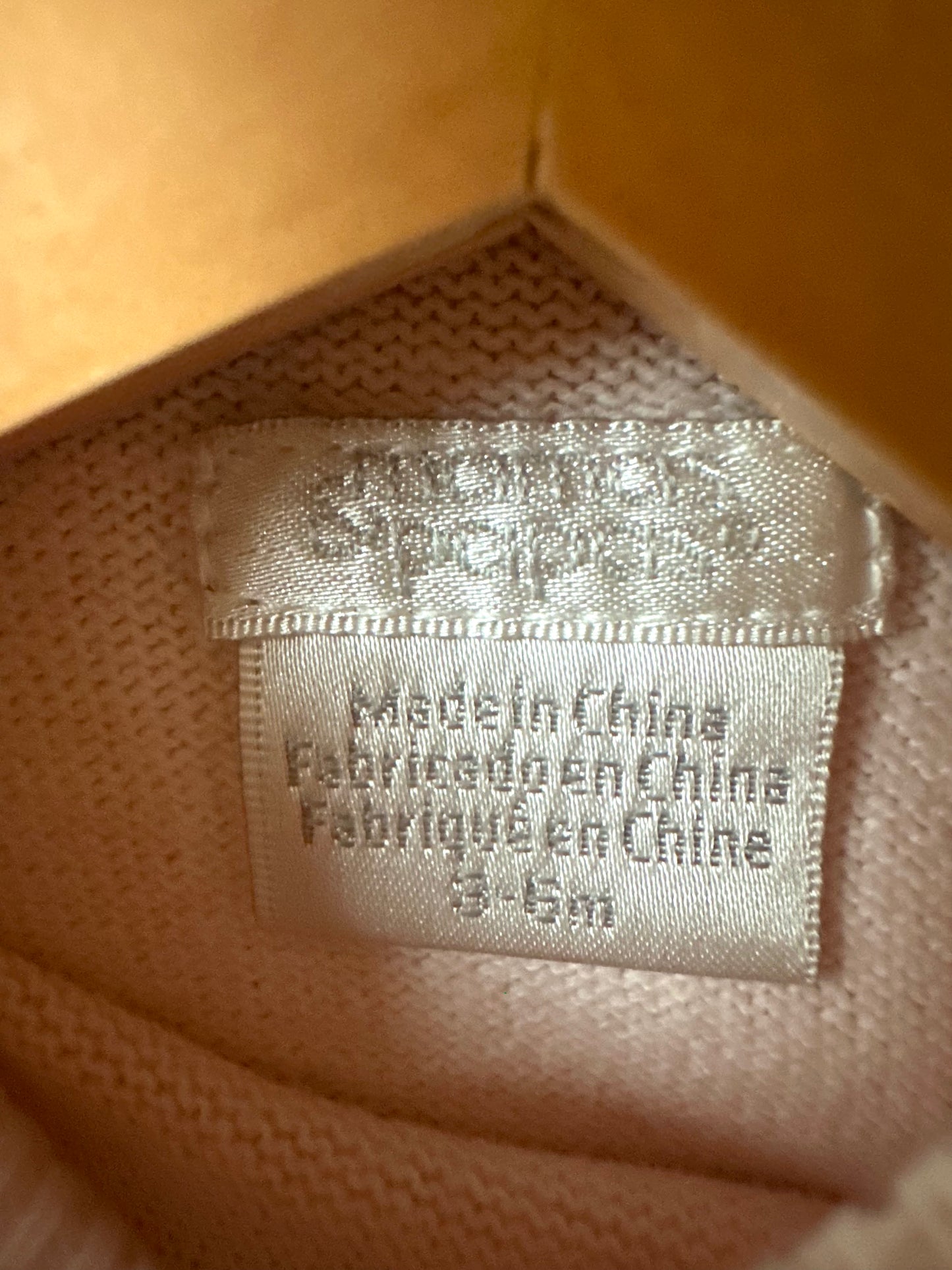 Pink Bunny Back Jumpsuit / 3-6m