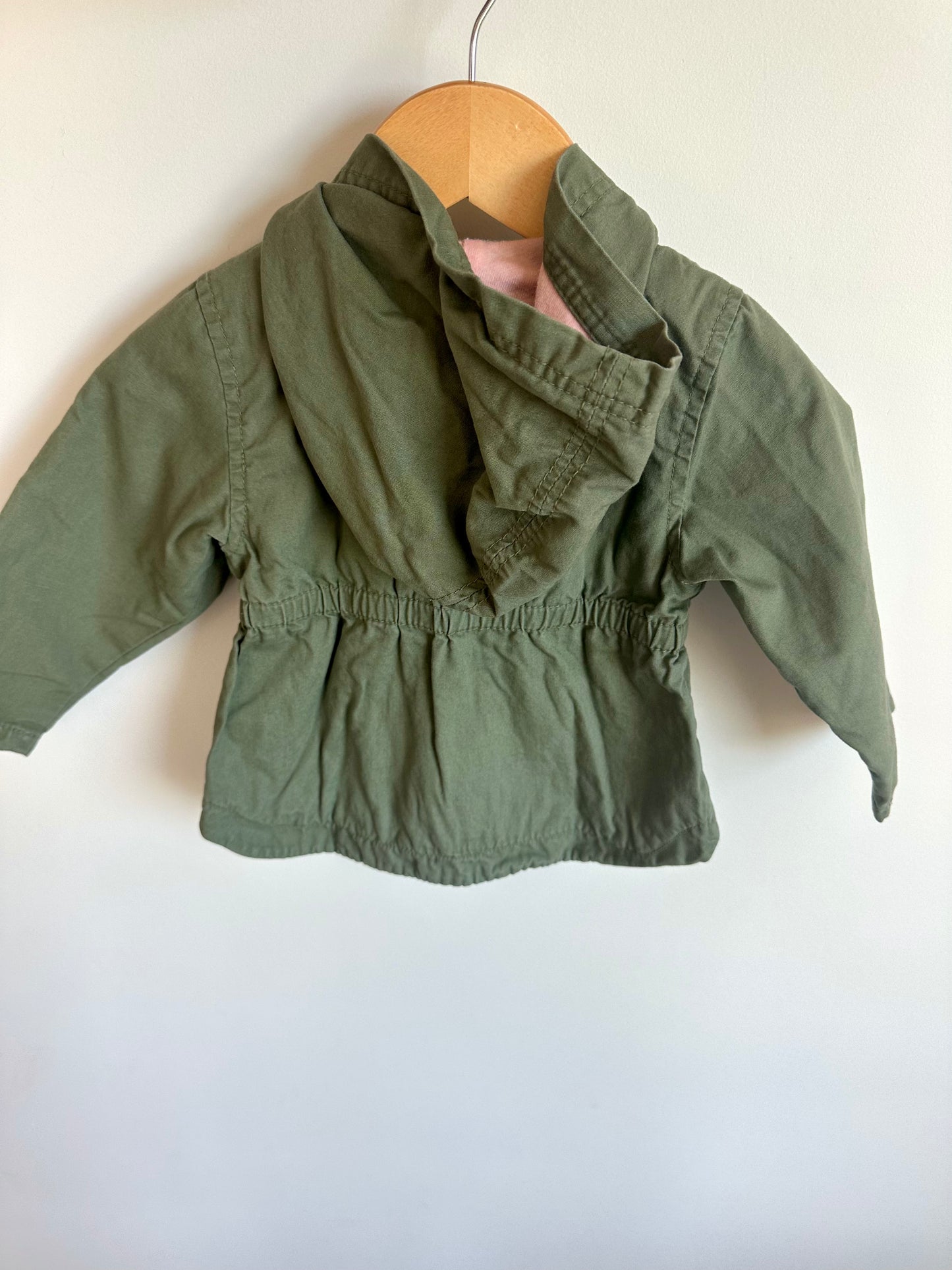 Olive Zip Jacket / 18-24m