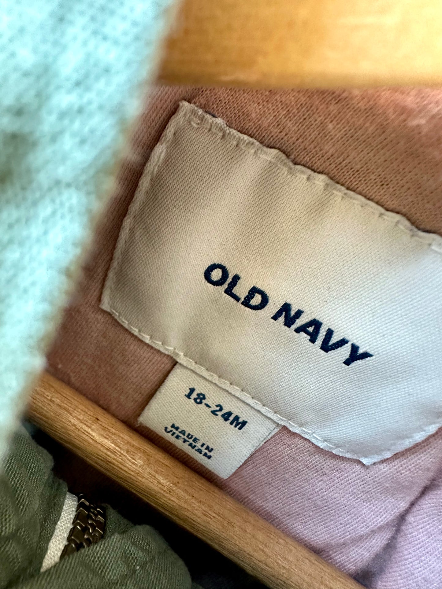 Olive Zip Jacket / 18-24m
