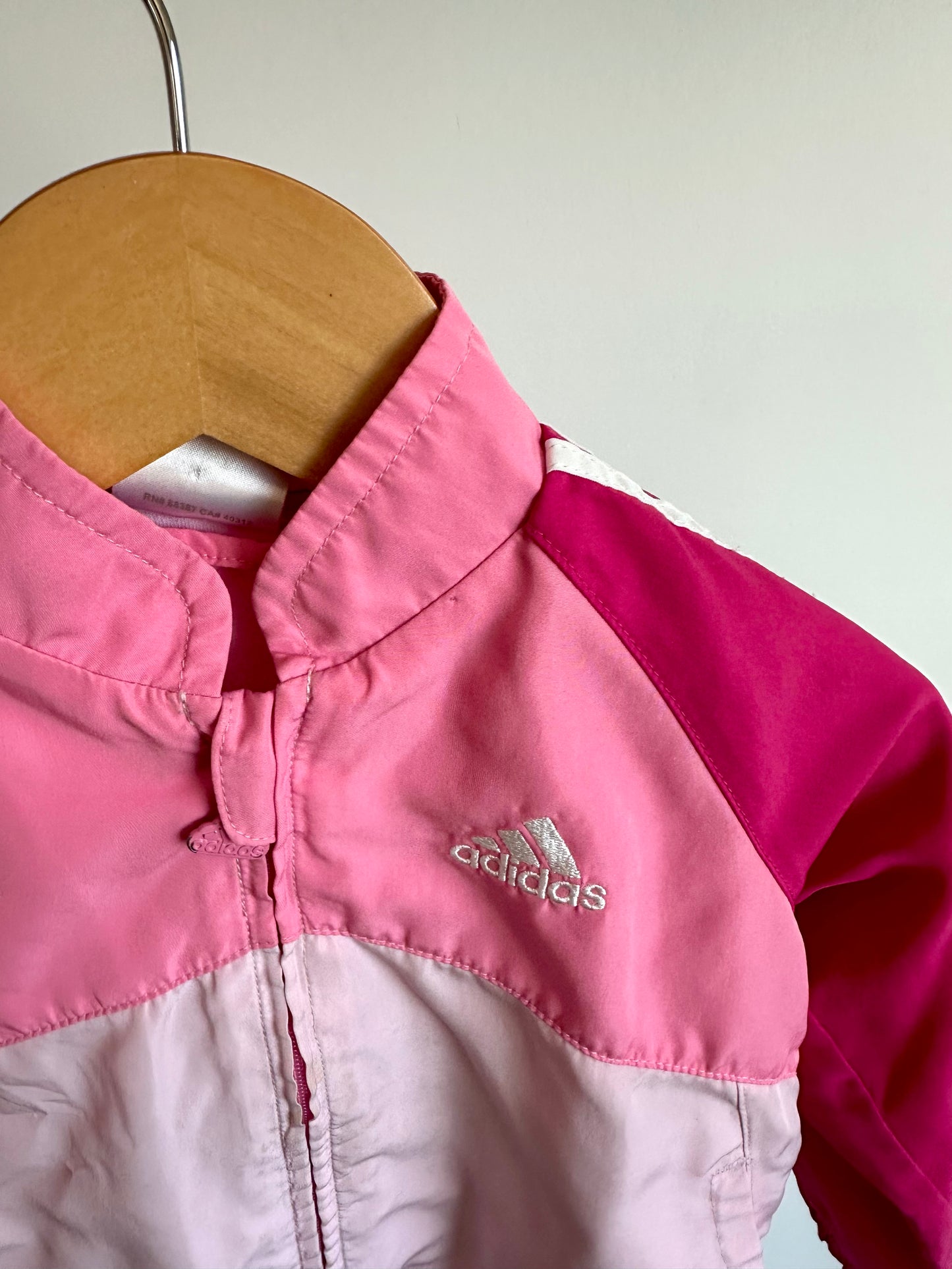 Pink Adidas Jacket (PLAY) / 6-9m