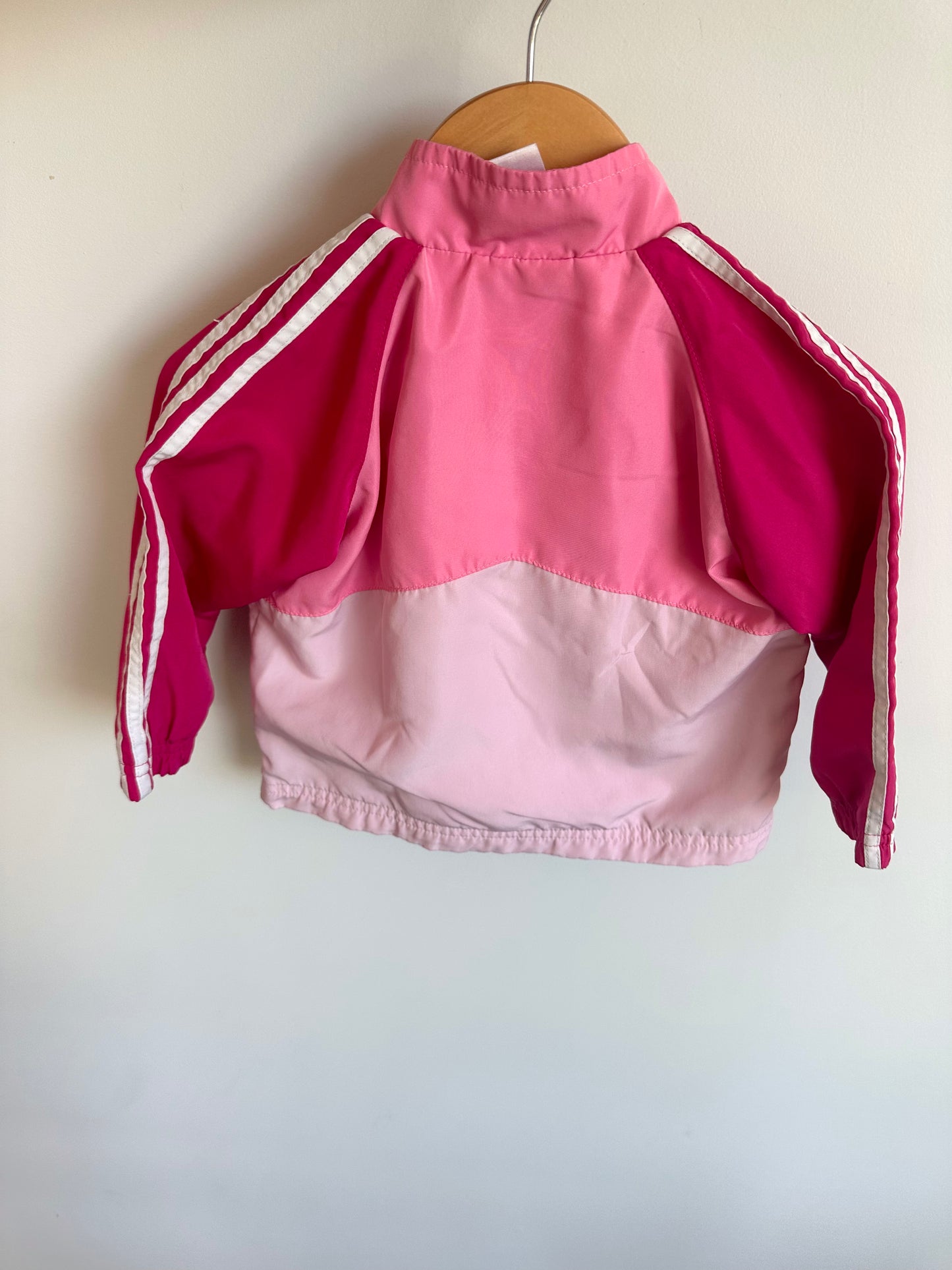 Pink Adidas Jacket (PLAY) / 6-9m