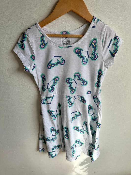 Butterfly Short Sleeve Dress / 7-8 years (m)