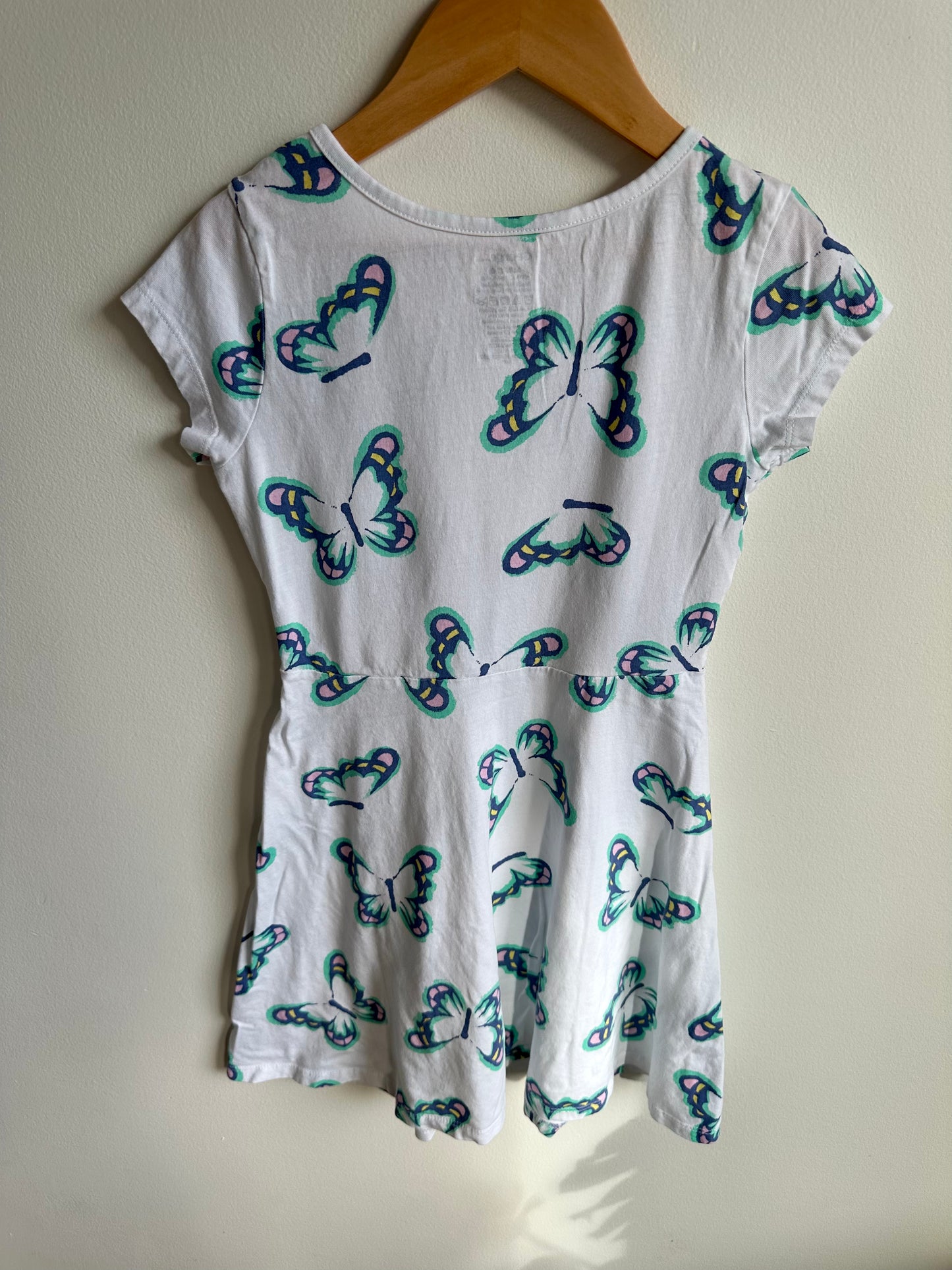 Butterfly Short Sleeve Dress / 7-8 years (m)