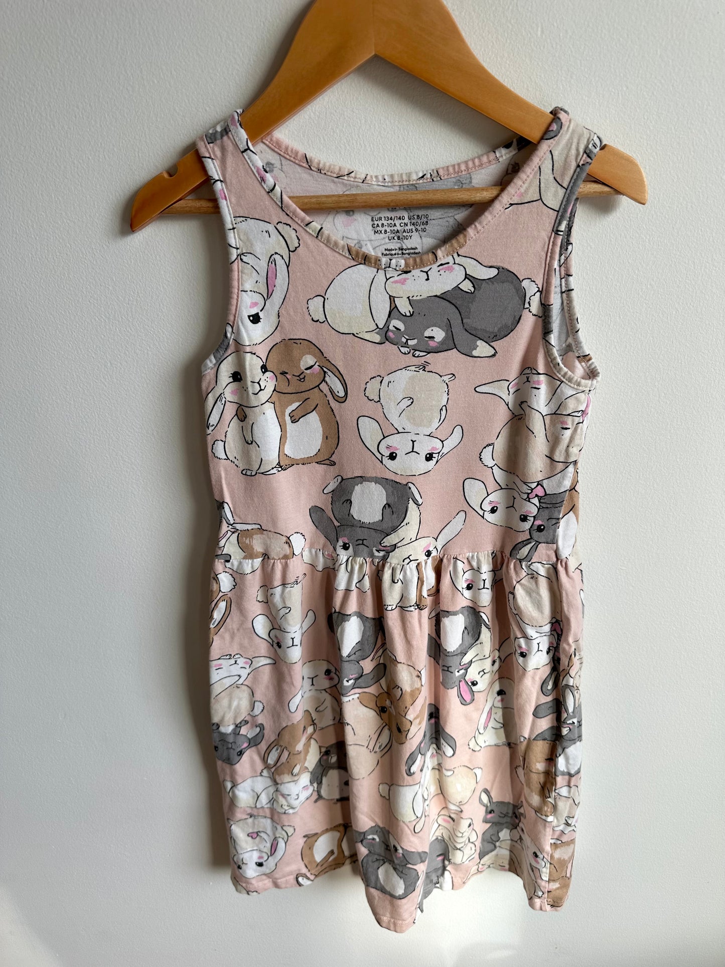 H&M Rabbit Hugs Dress / 8-10 years