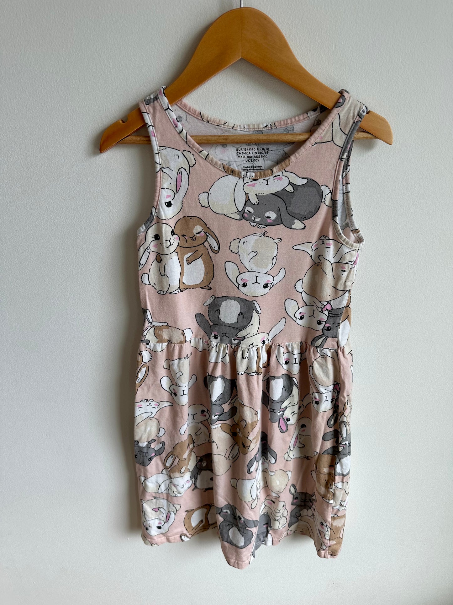 H&M Rabbit Hugs Dress / 8-10 years