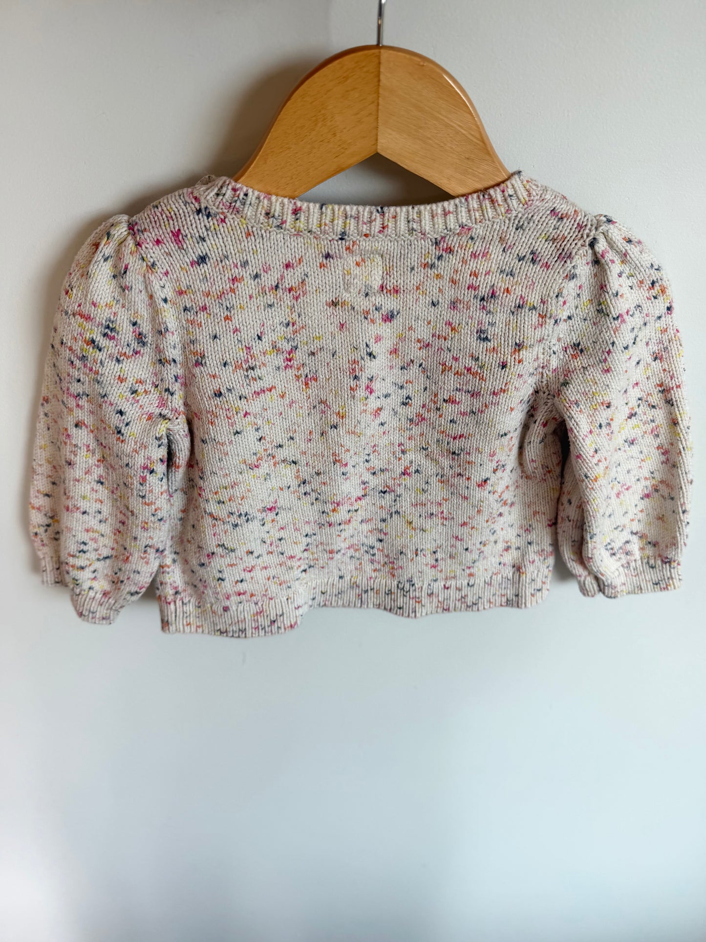 Gap Speckled Knit Sweater / 12m