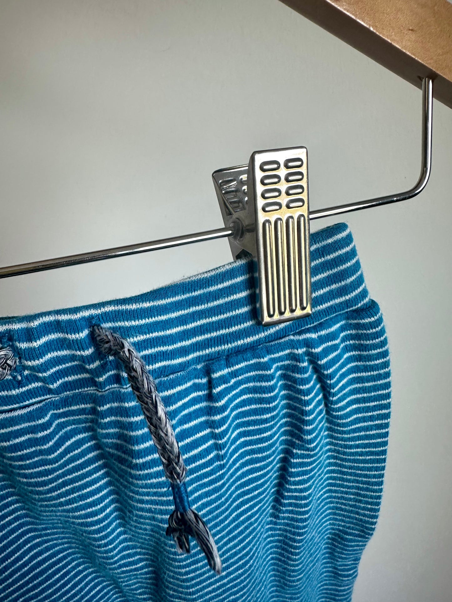 Blue Striped Pants / 3-6m