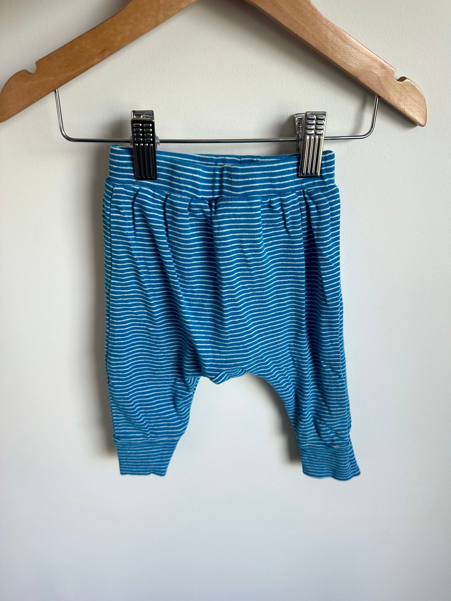 Blue Striped Pants / 3-6m