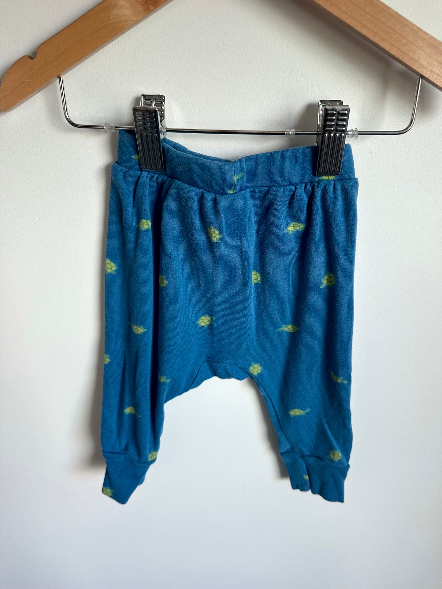 Blue Turtle Pants / 3-6m