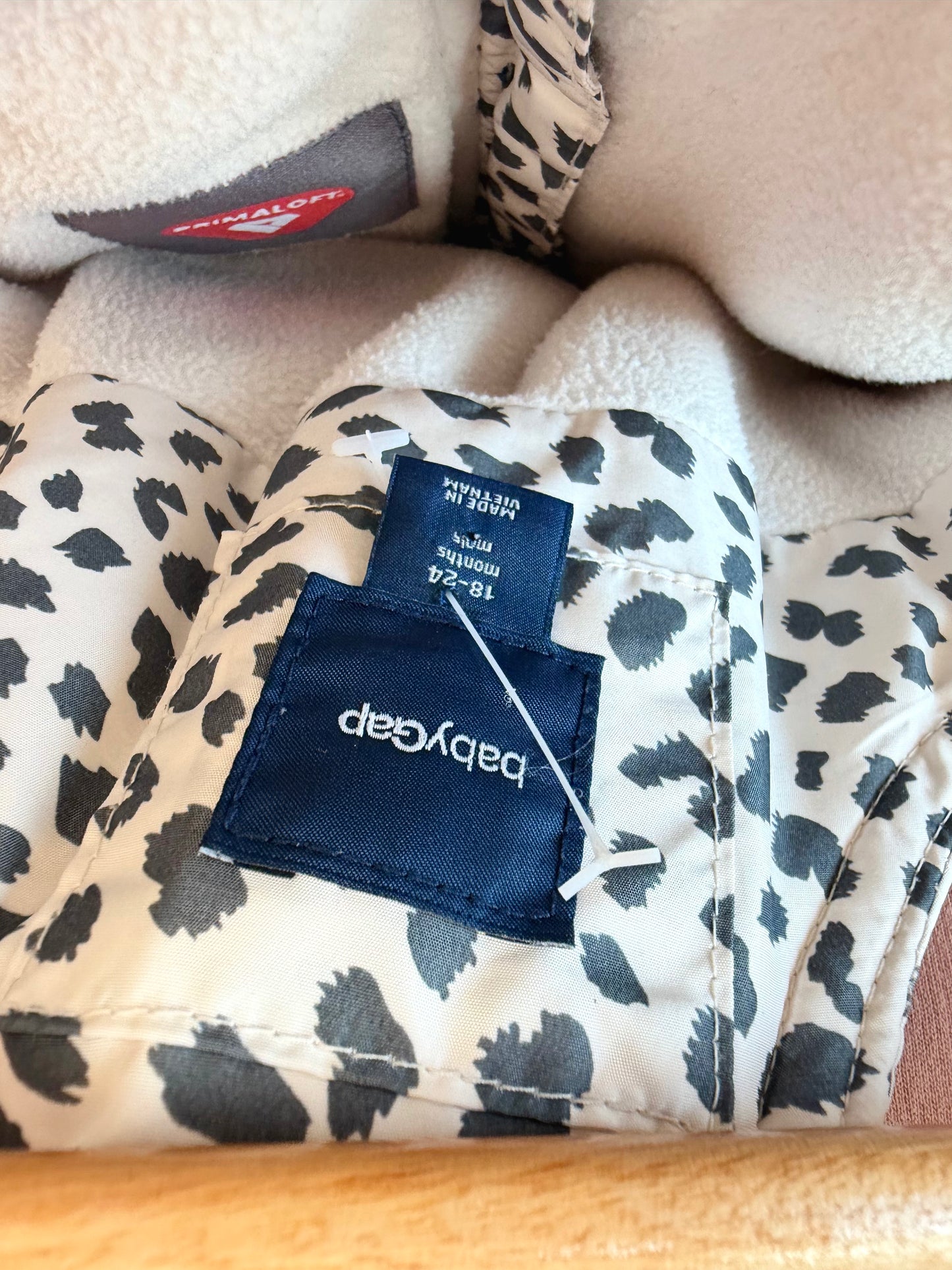 Gap Animal Print Snow Bib Overalls / 18-24m