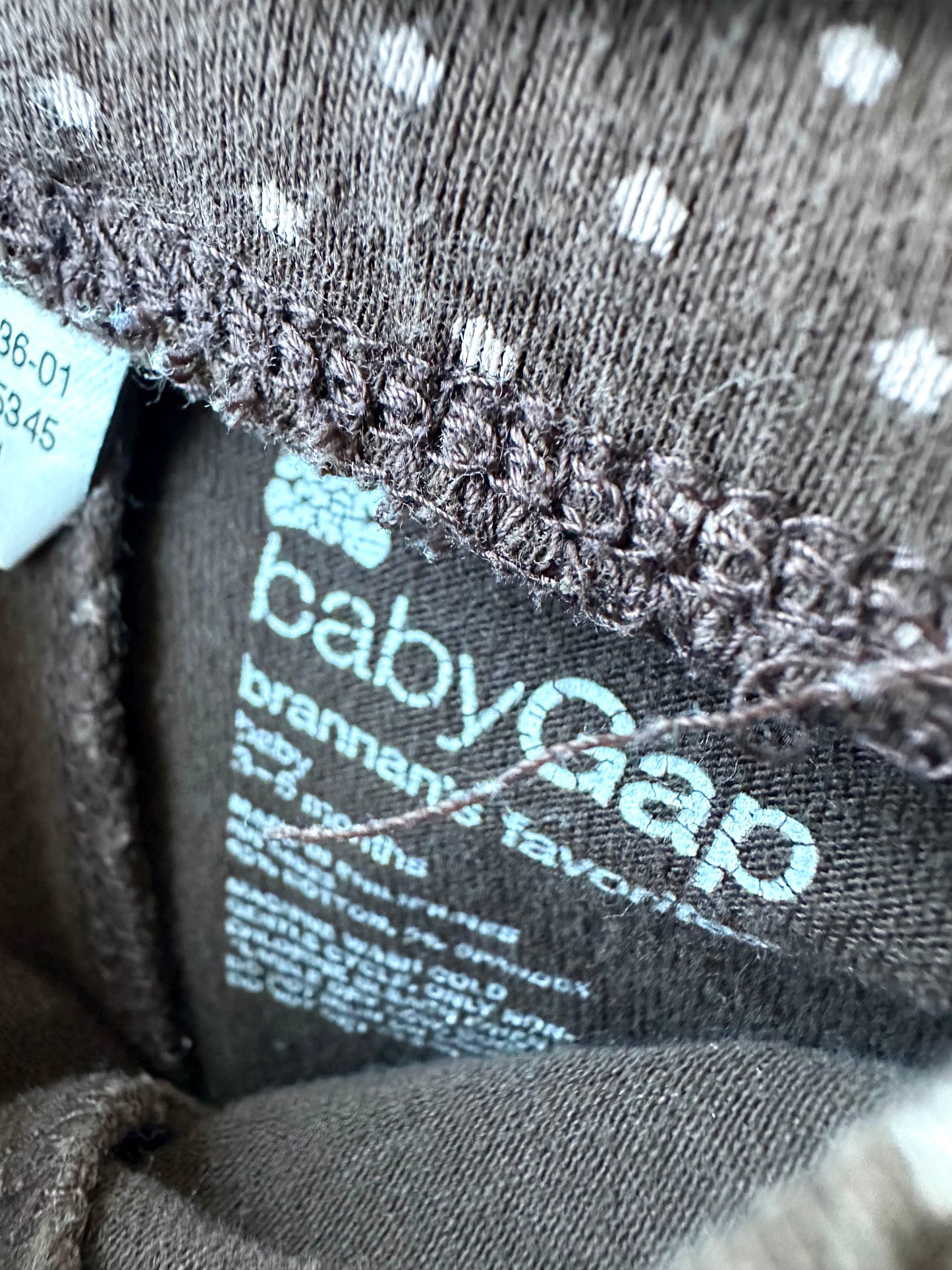 Gap Brown Star Ruffle Leggings / 3-6m