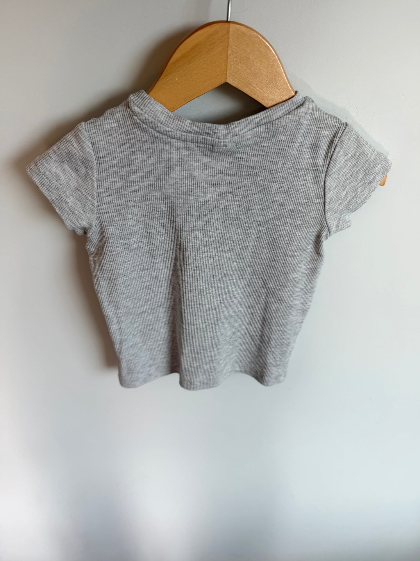Grey Simple T-Shirt / 18-24m