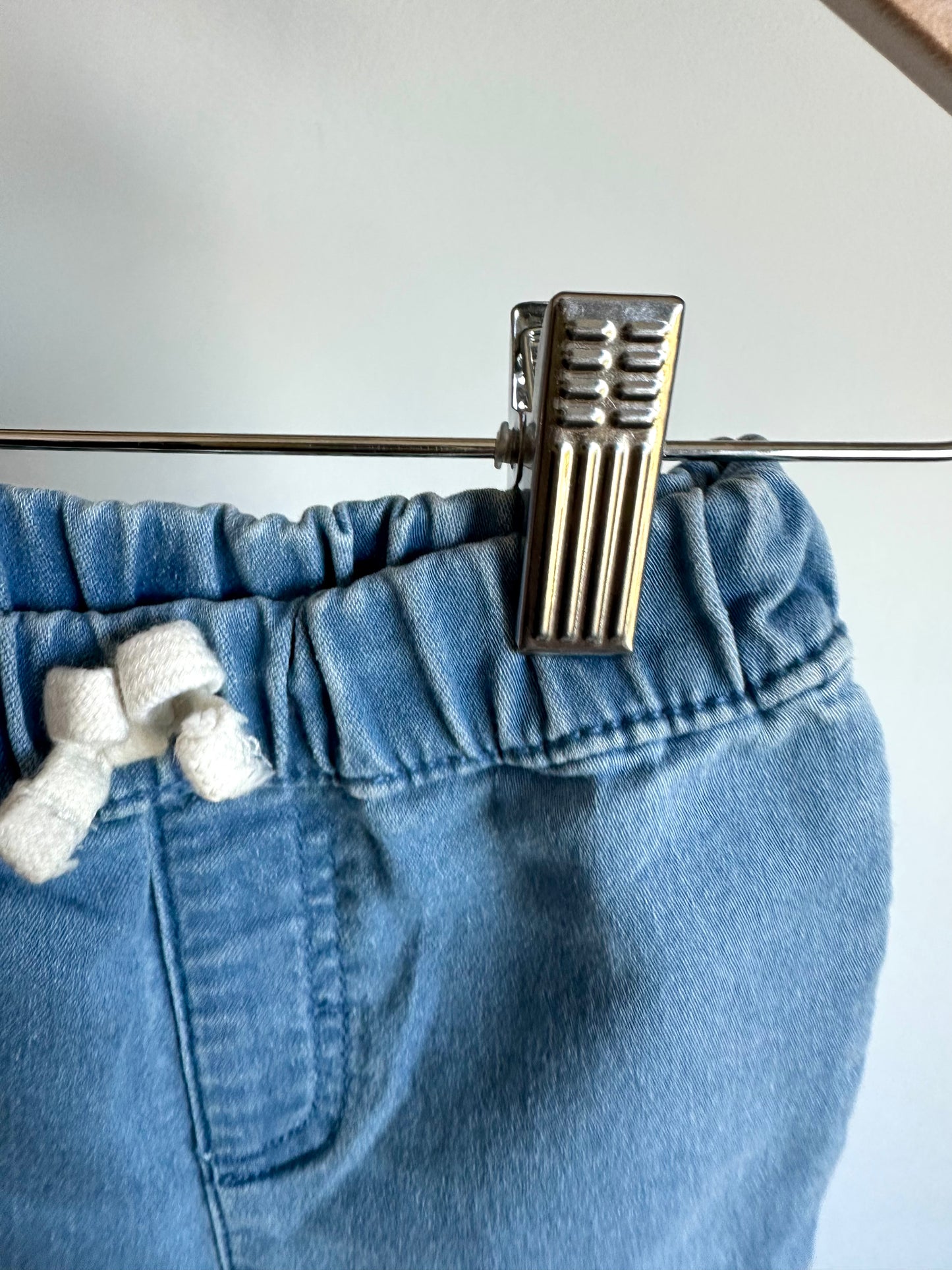 Light Denim Look Pants / 6-12m