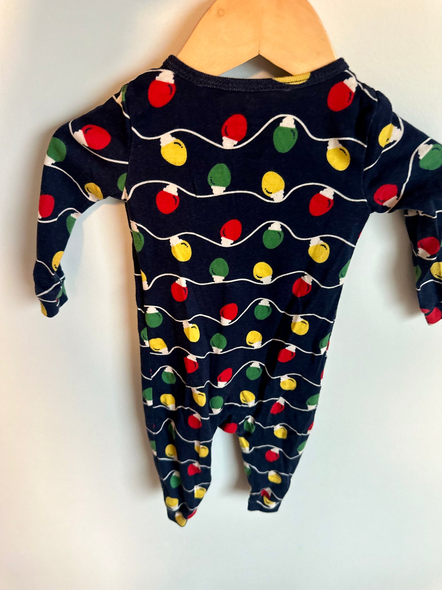 Christmas Lights Sleeper / 6-12m