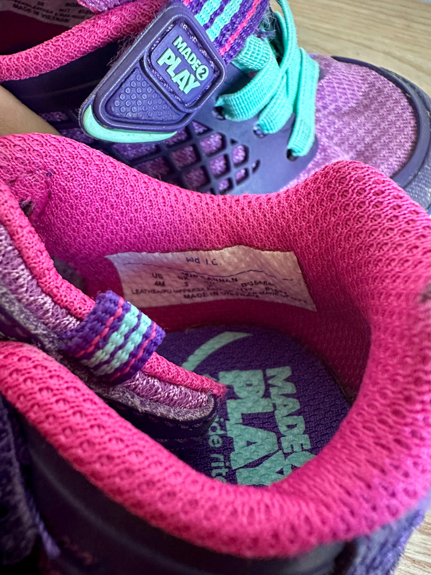 Stride Rite Purple Sneakers / Size 4 Toddler