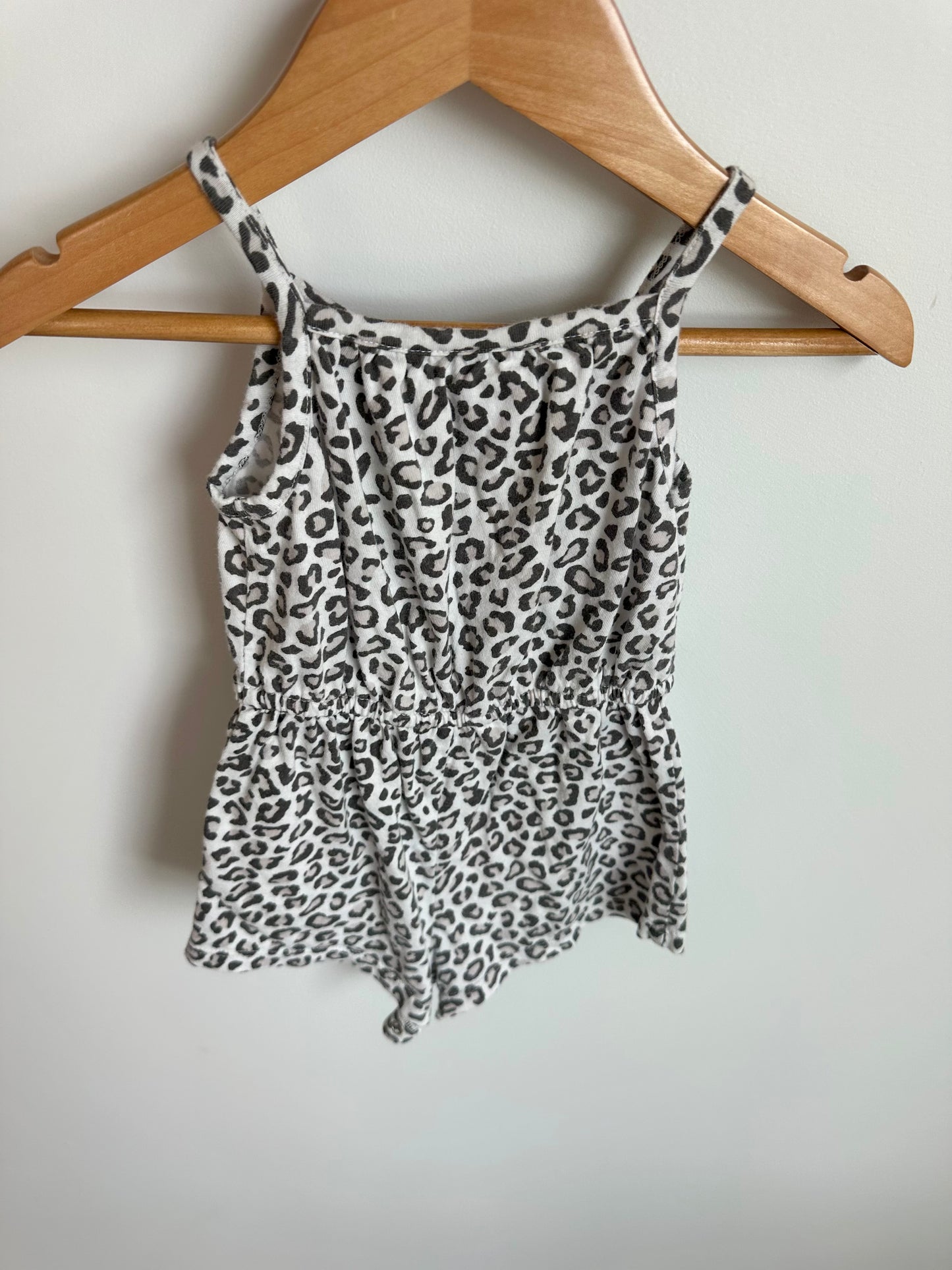 Animal Print Tank Romper / 12-18m