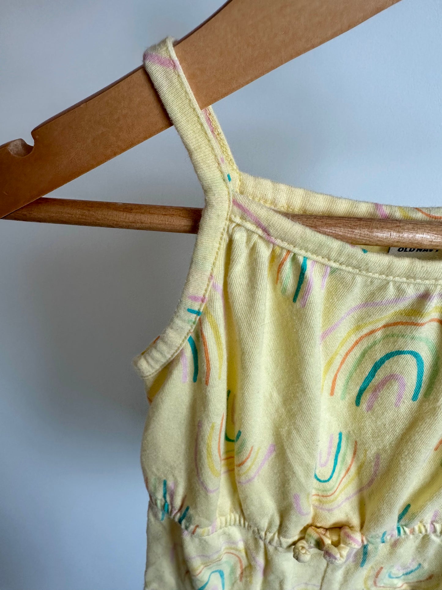 Rainbow Tank Romper / 12-18m