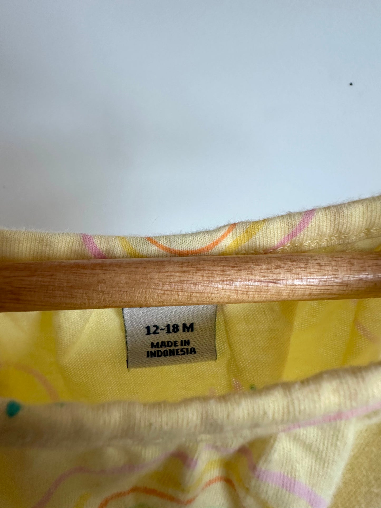 Rainbow Tank Romper / 12-18m