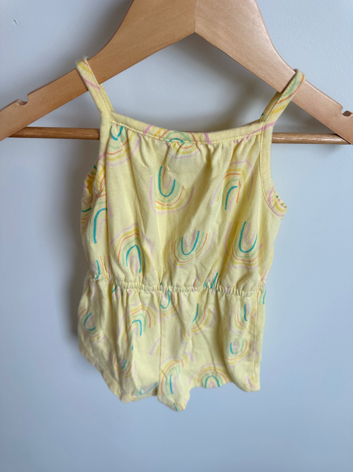 Rainbow Tank Romper / 12-18m
