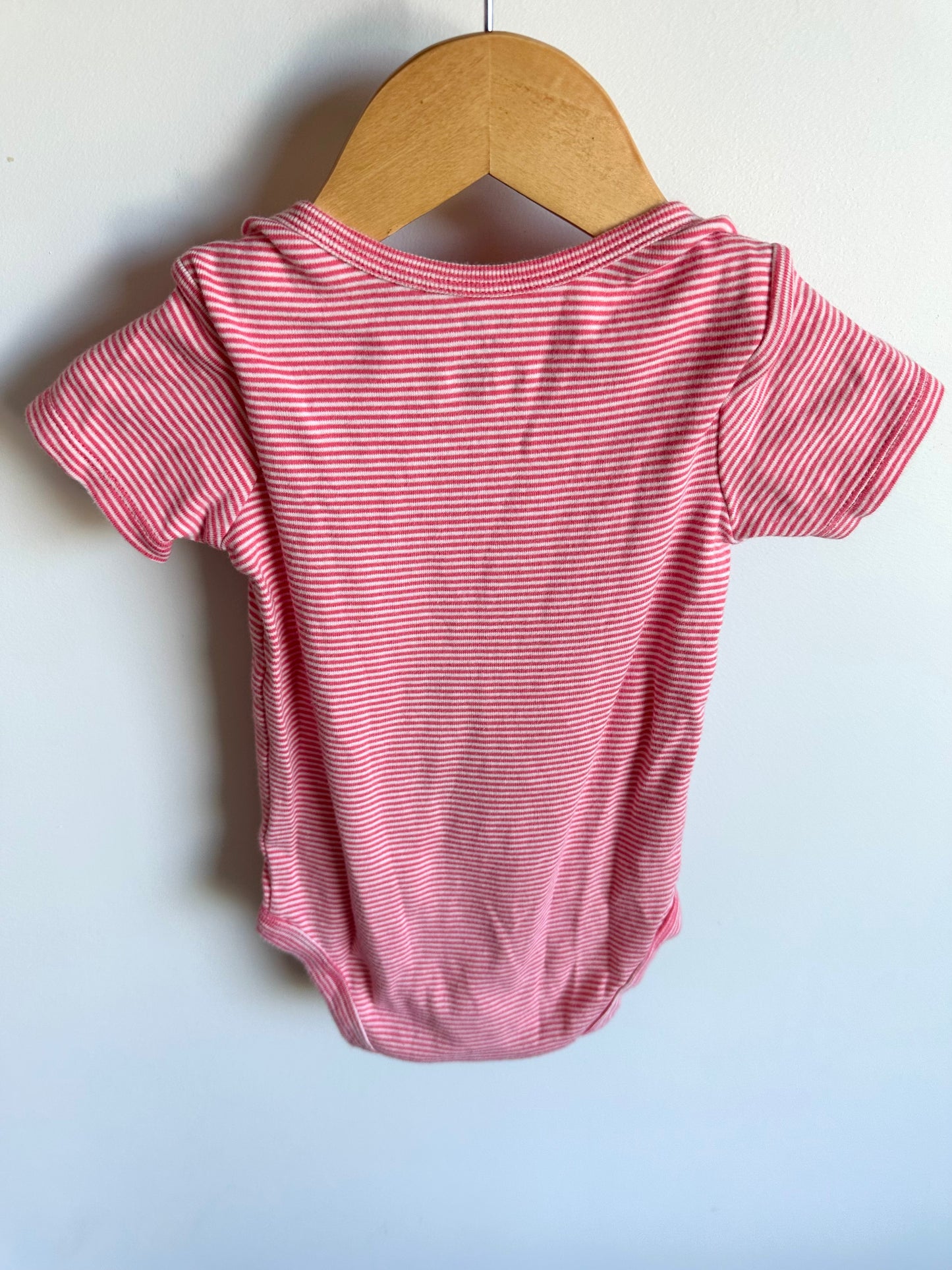 Pink Striped Bodysuit / 18m