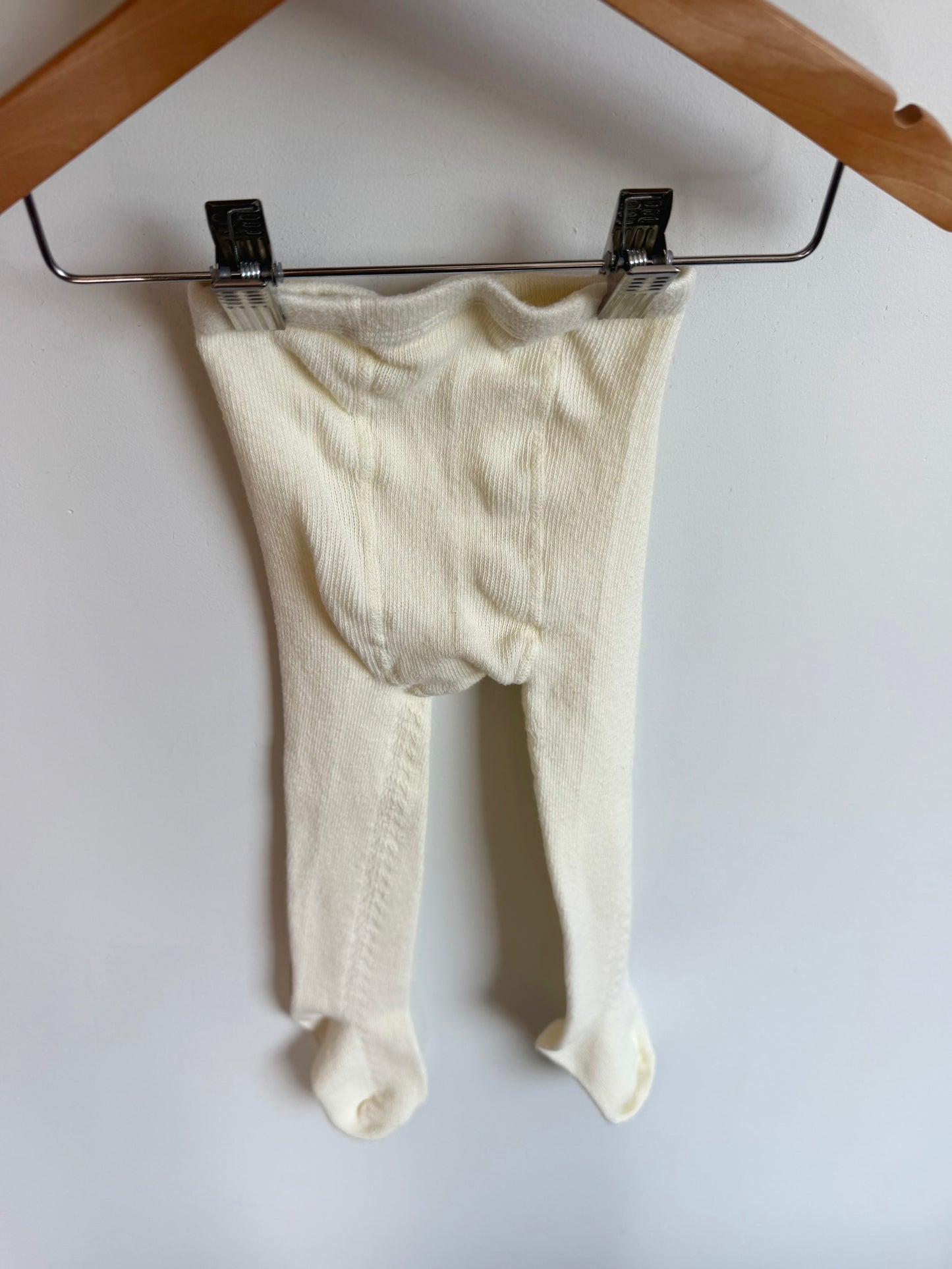 Cream Footed Tights / 18-24m?