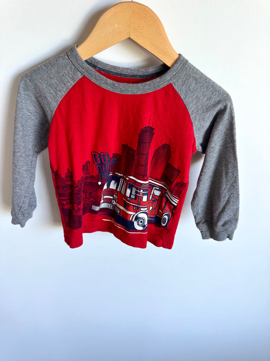 Firetruck Long Sleeve / 18-24m
