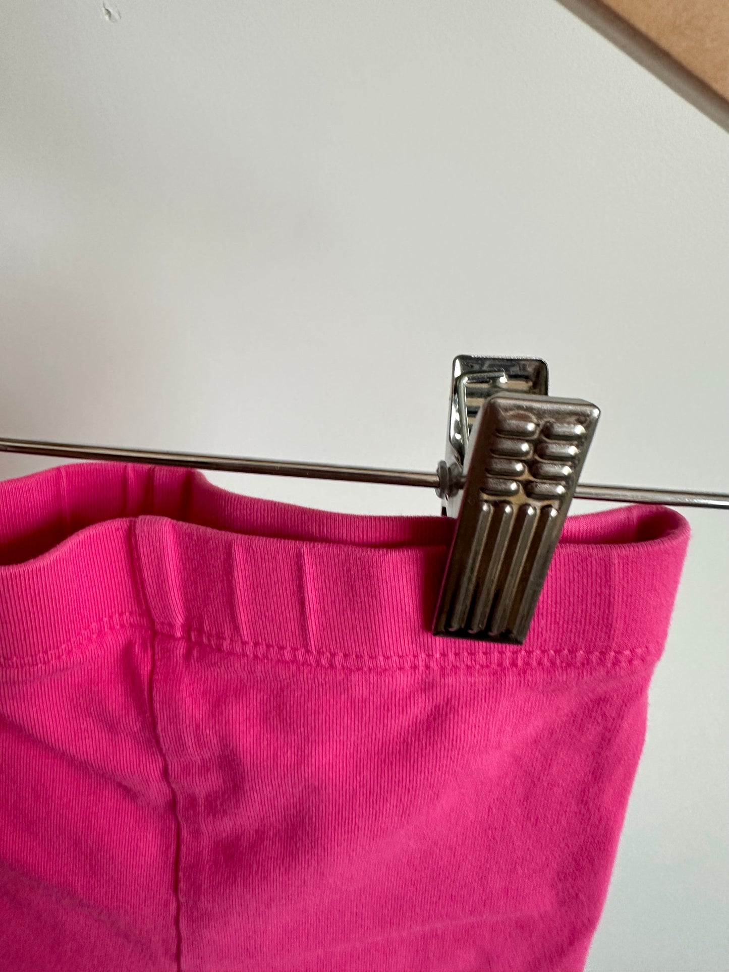 Pink Biker Shorts / 12-18m