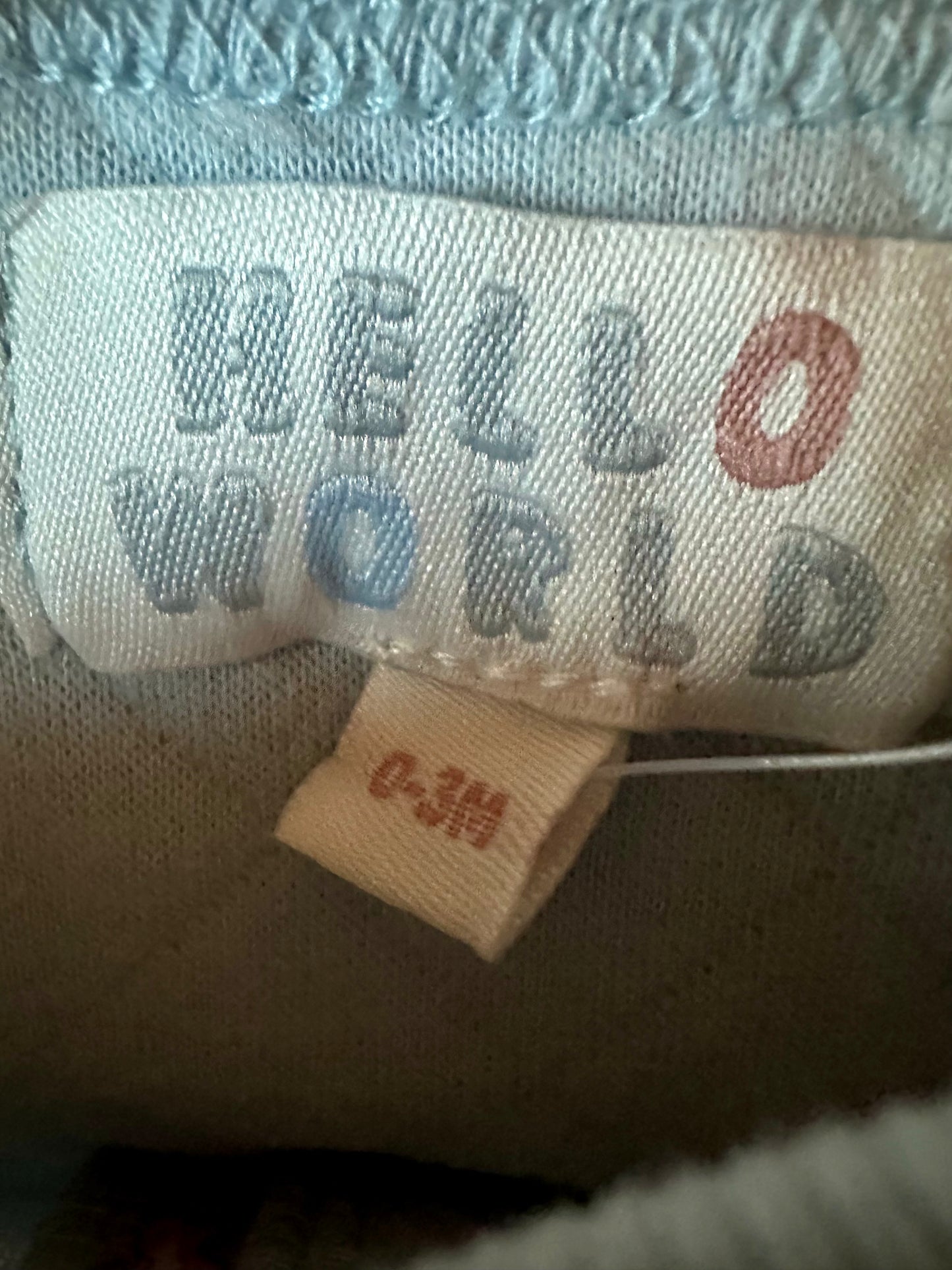 Hello World Floral Sweater (With Tags) / 0-3m