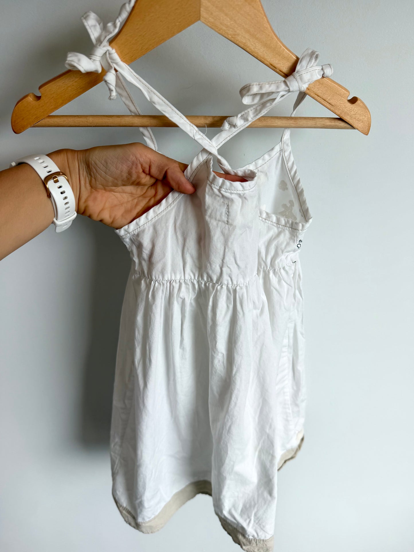 Elephant White Dress / 2-3T