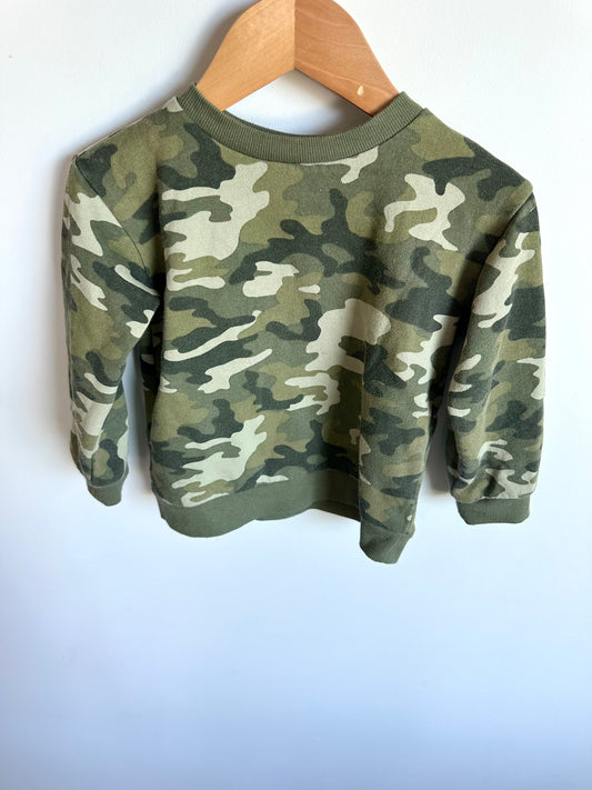 Green Camo Crew / 18-24m