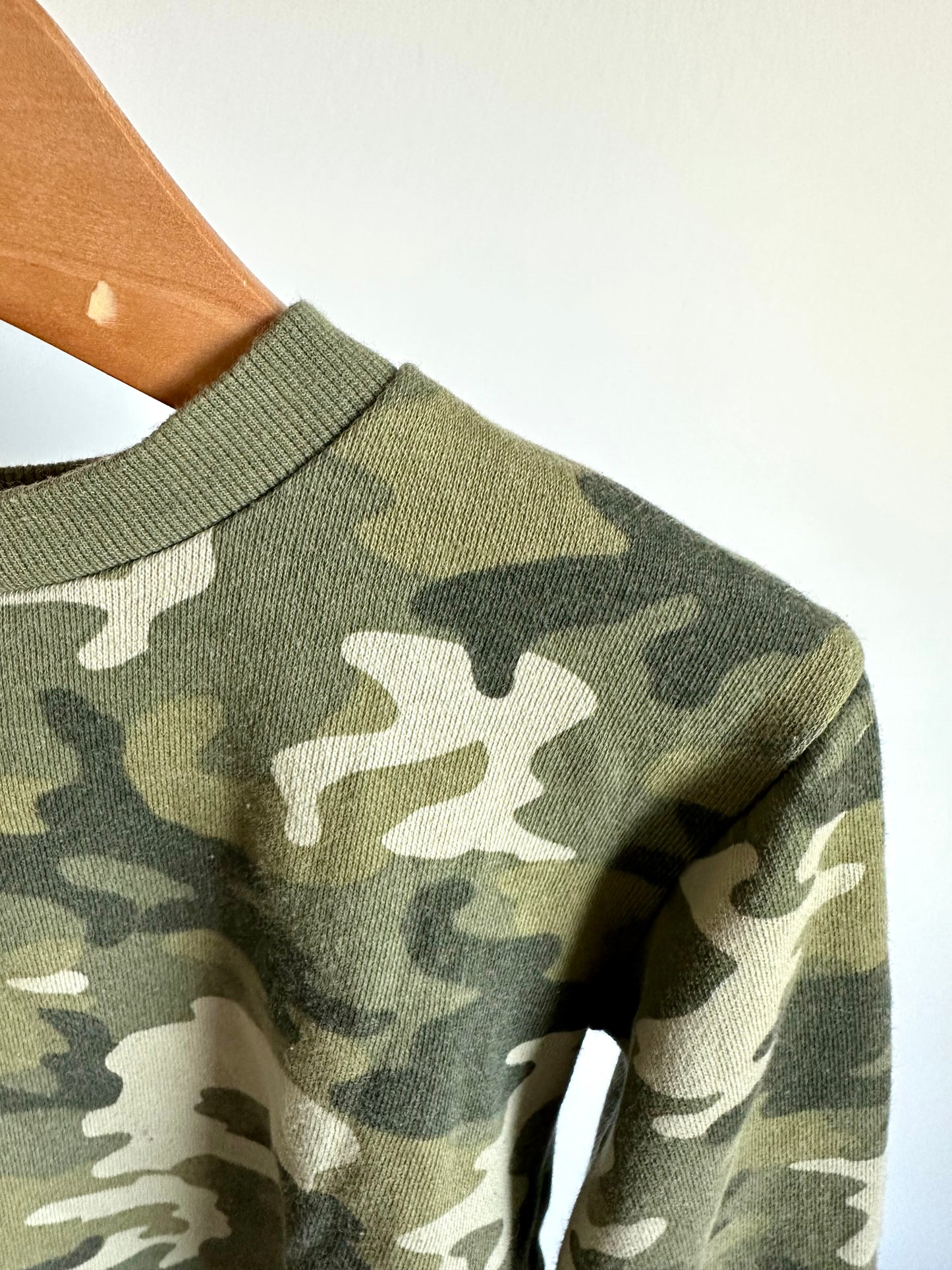 Green Camo Crew / 18-24m