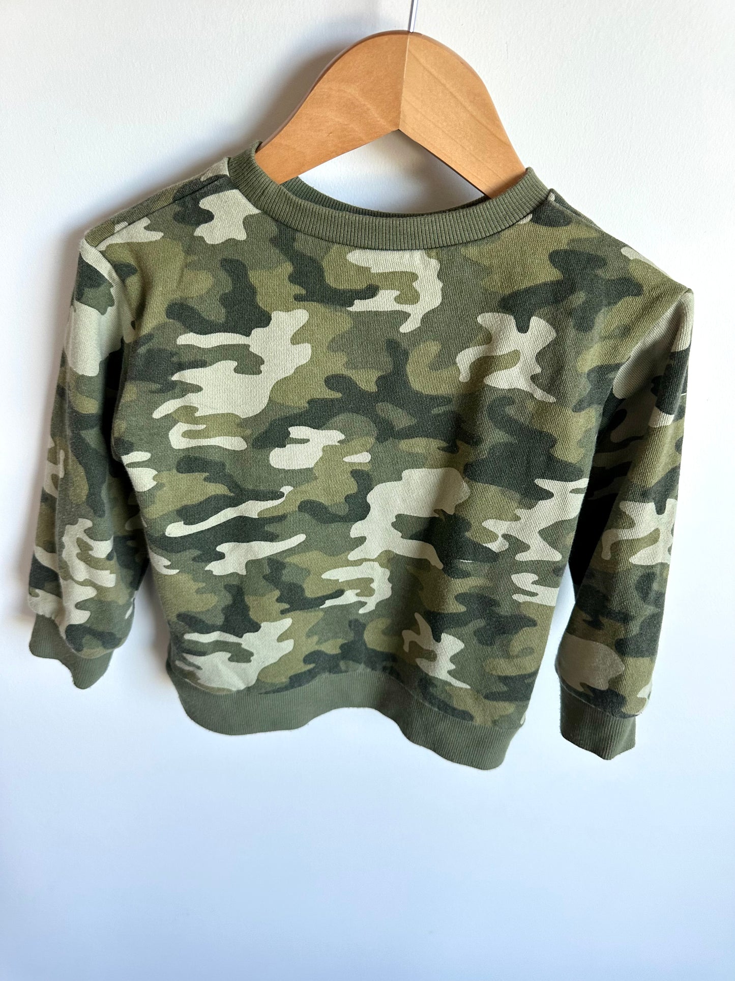 Green Camo Crew / 18-24m