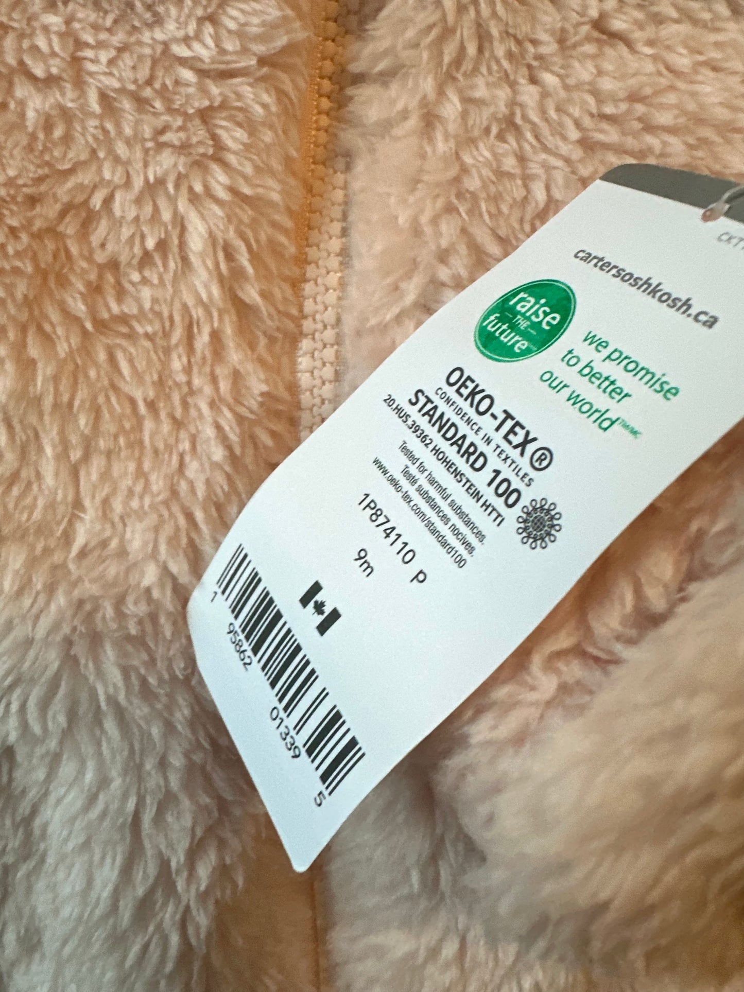 Pink Hood Fleece Bunting Suit (With Tags) / 9m