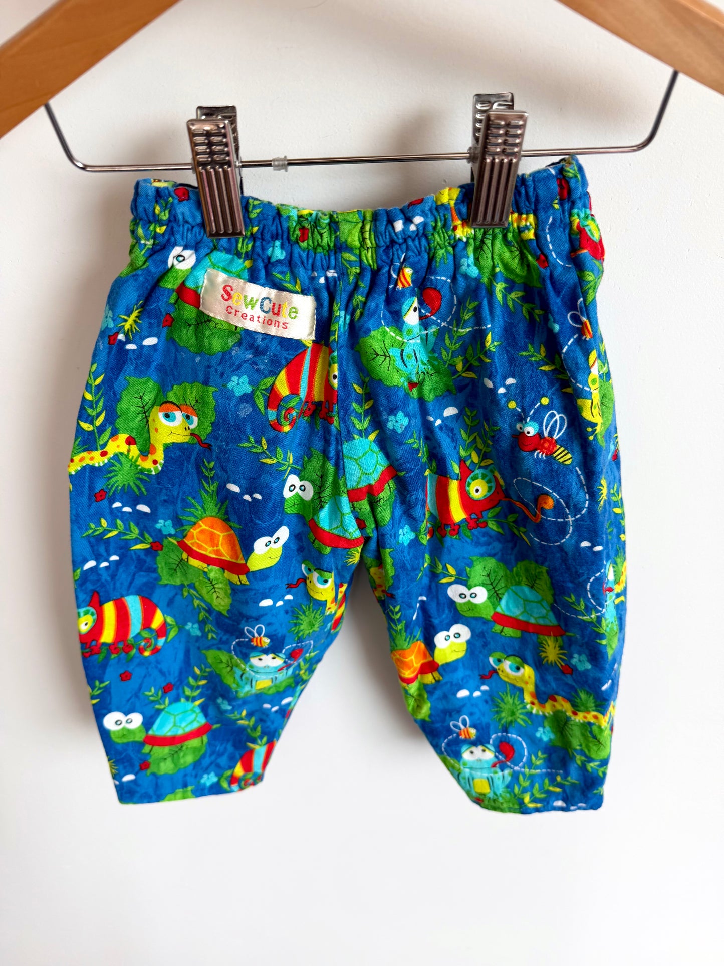 Handmade Turtle Reversible Pants / 6-12m?