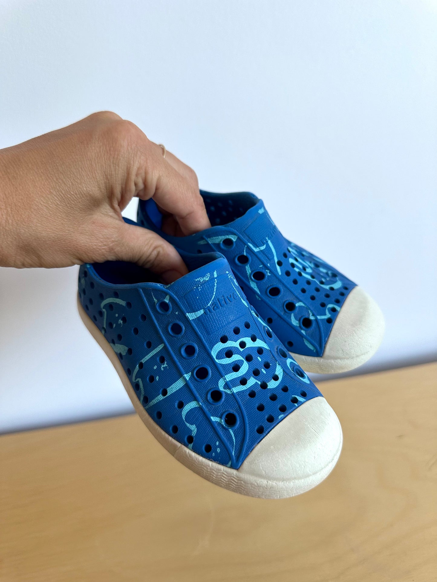 Native Blue Shoes / Size 7 Toddler
