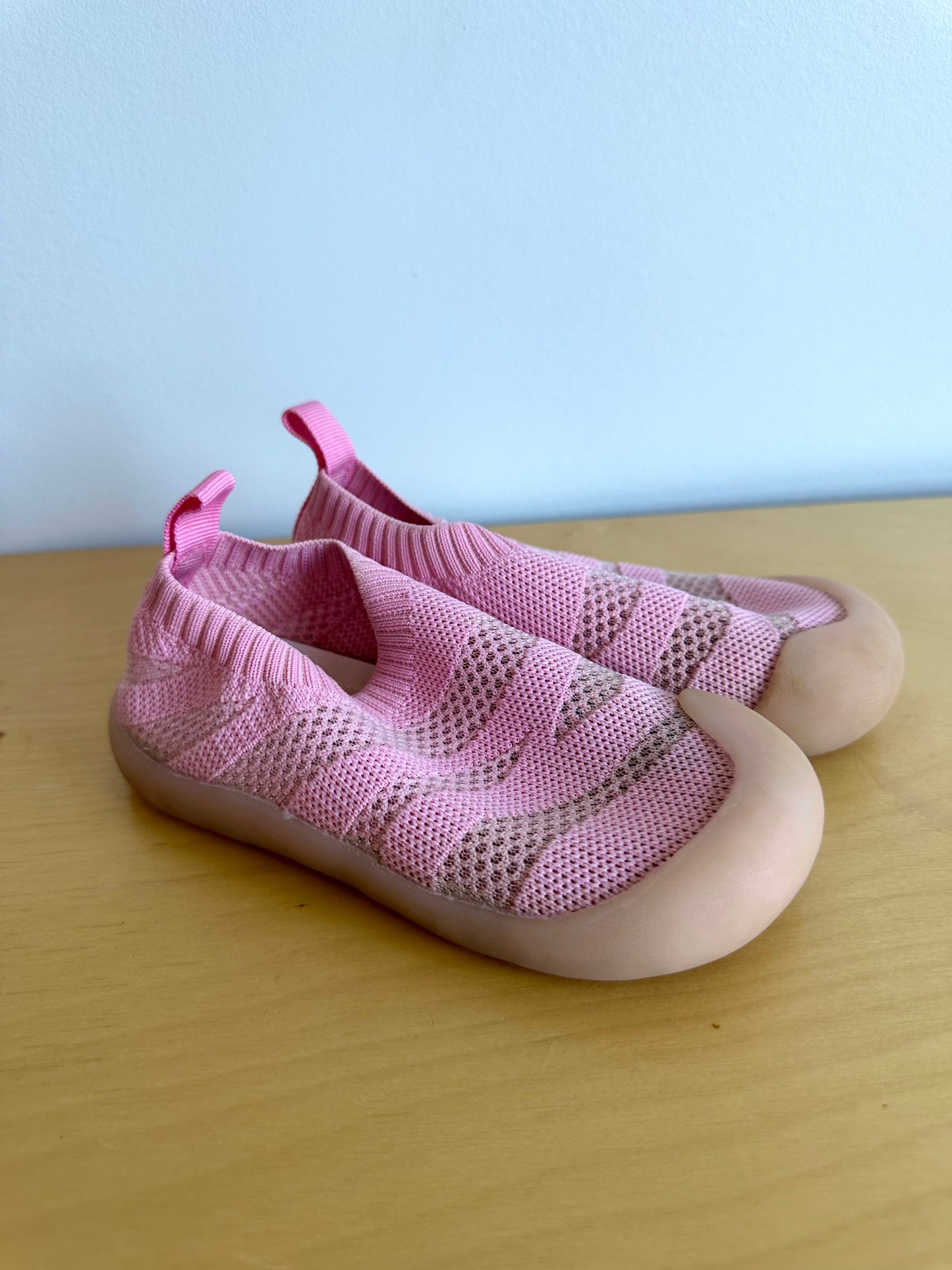 Jan & Jul Pink Breeze Knit Shoes / Size 10 Toddler