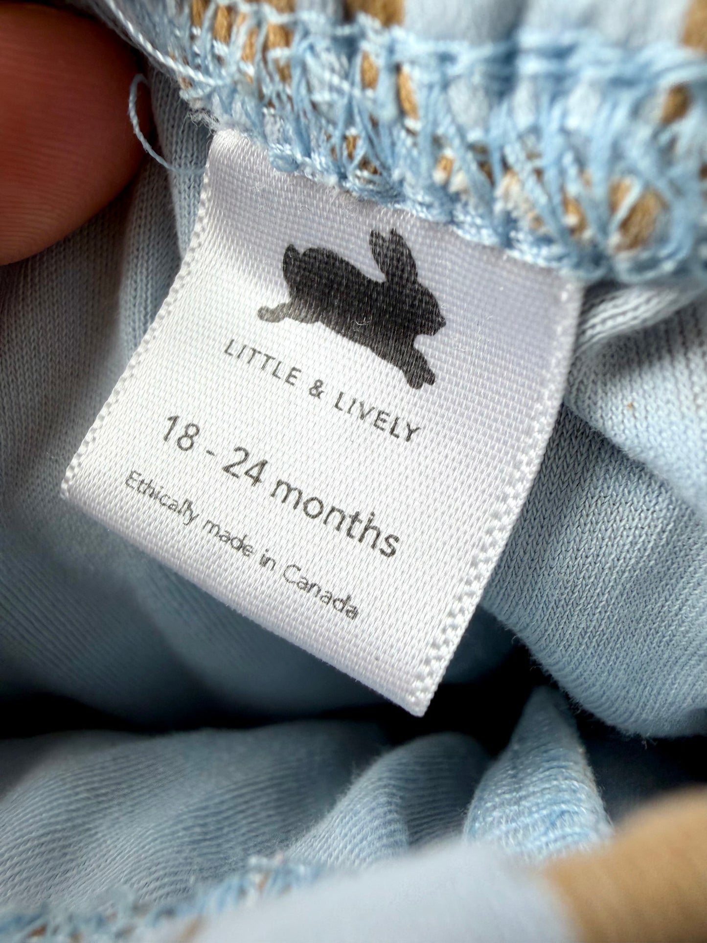 Little & Lively Checkered Pants / 18-24m