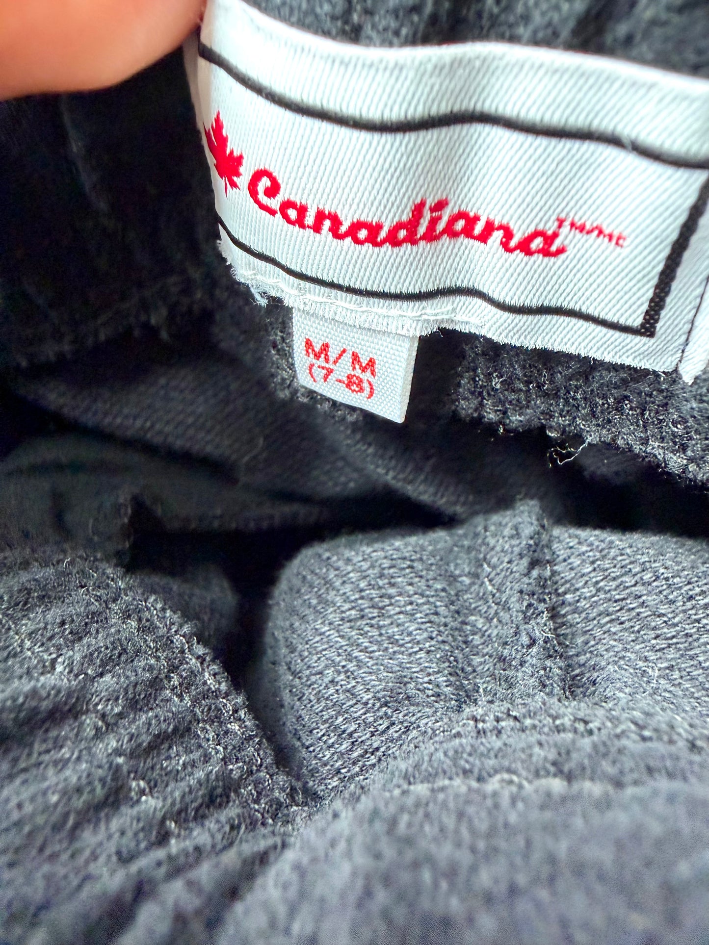 Black Drawstring Shorts / 7-8 years