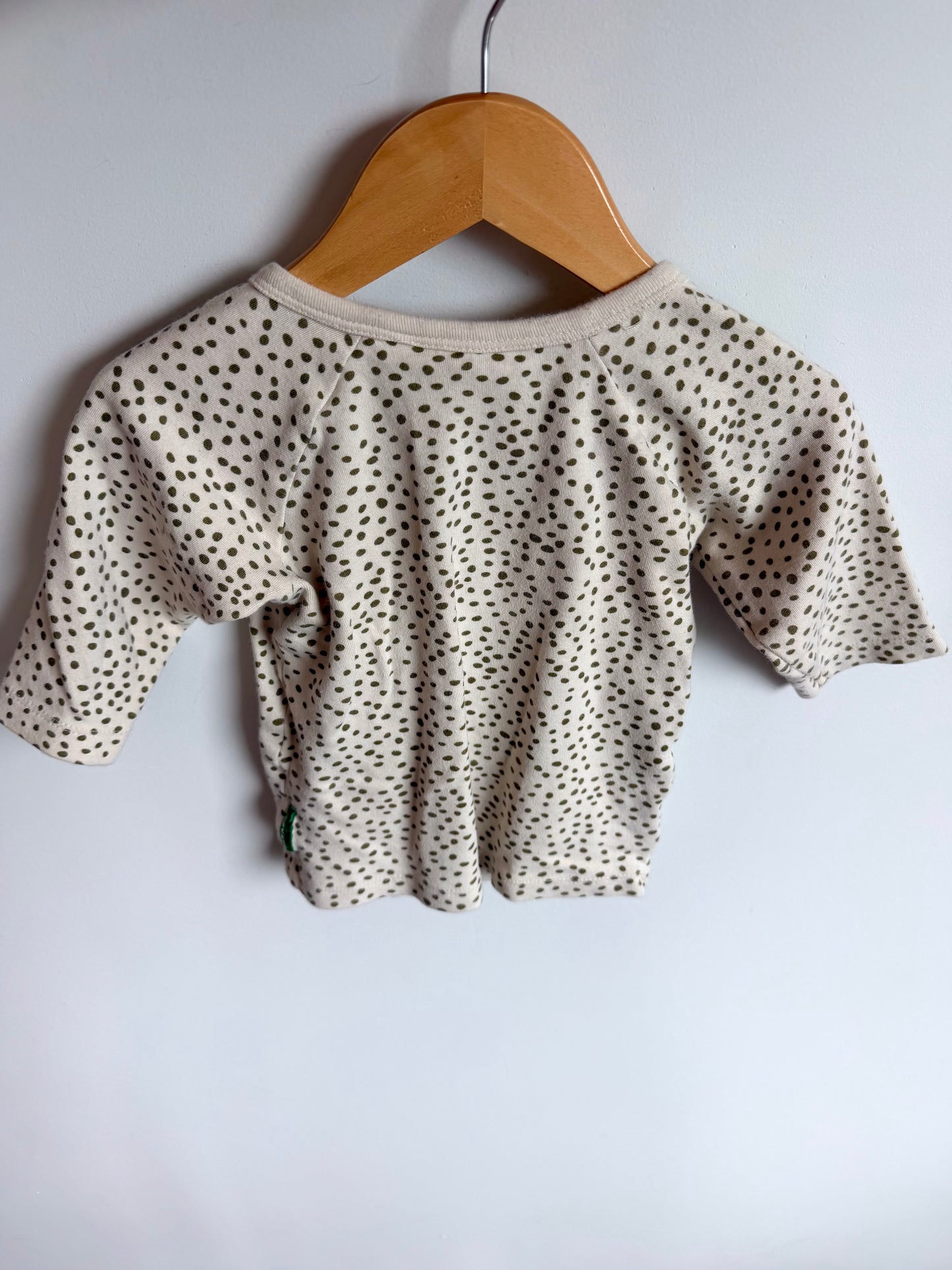 Parade Spotted Wrap Cotton Top / 12-18m