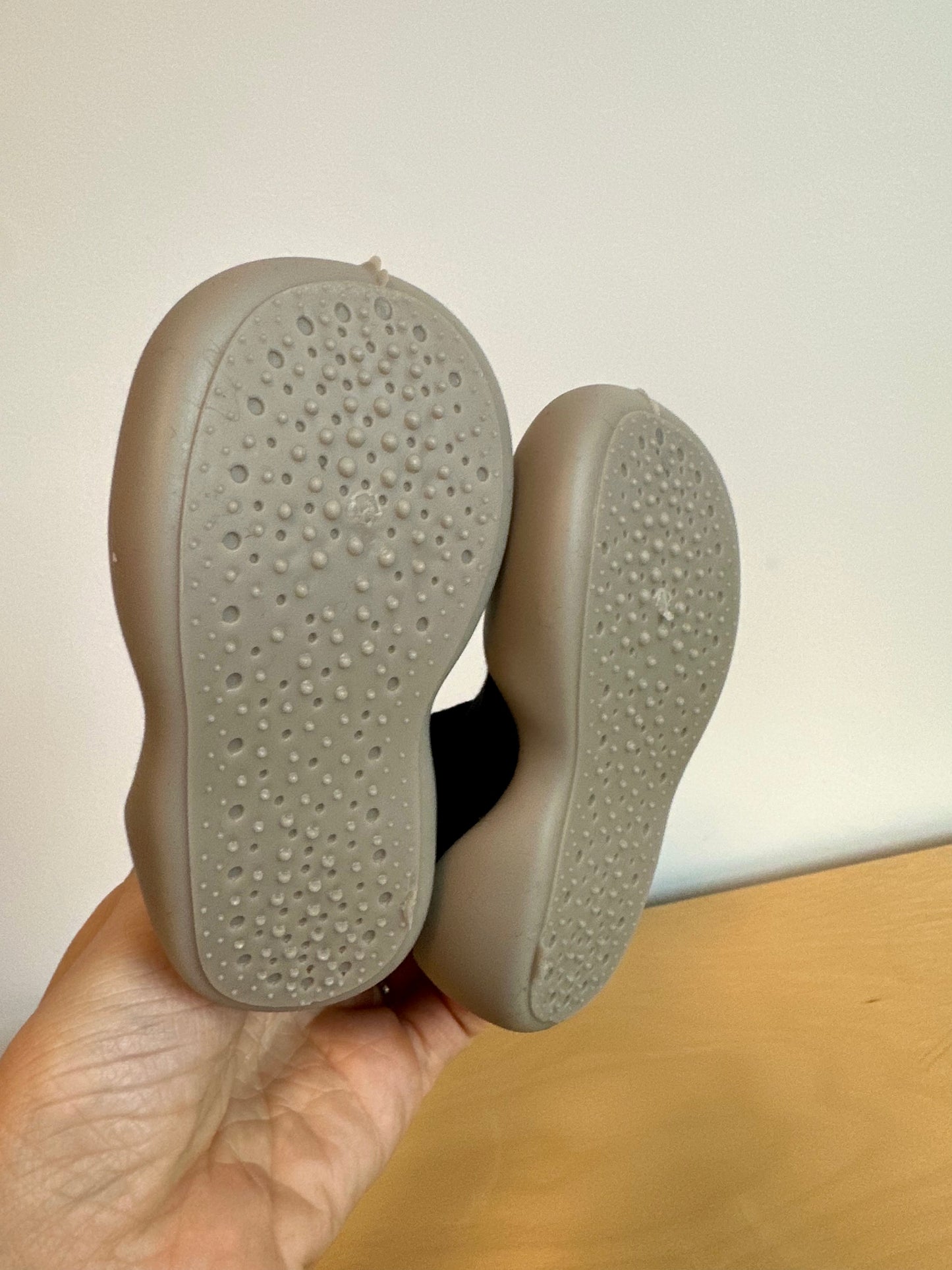 Black Sock Shoes / Size 3.5 Infant?