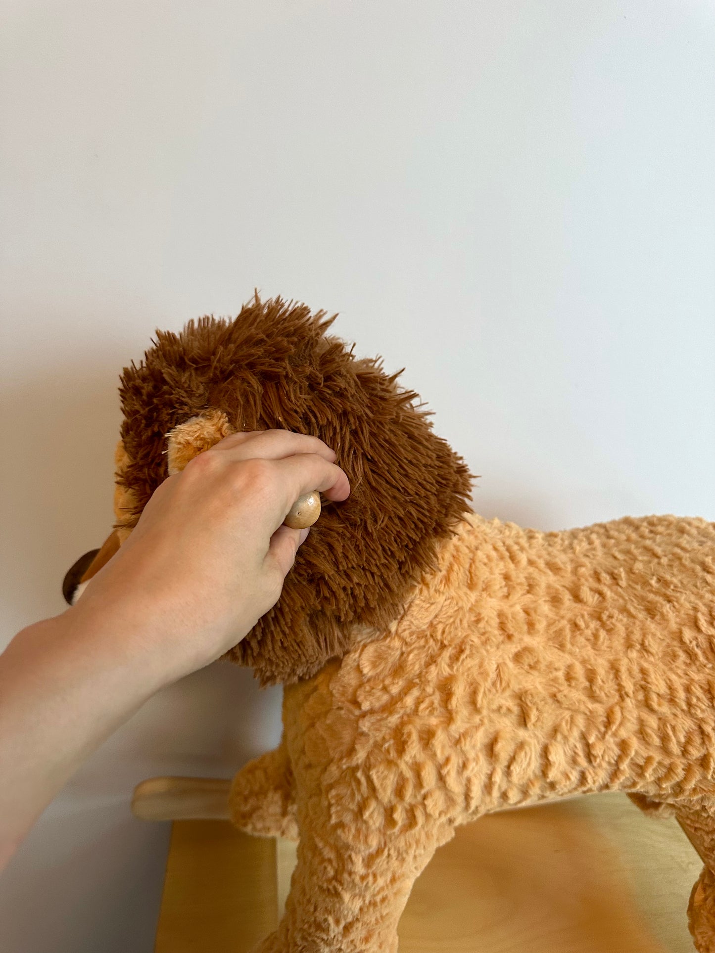 Plush Lion Rocker (No Shipping)