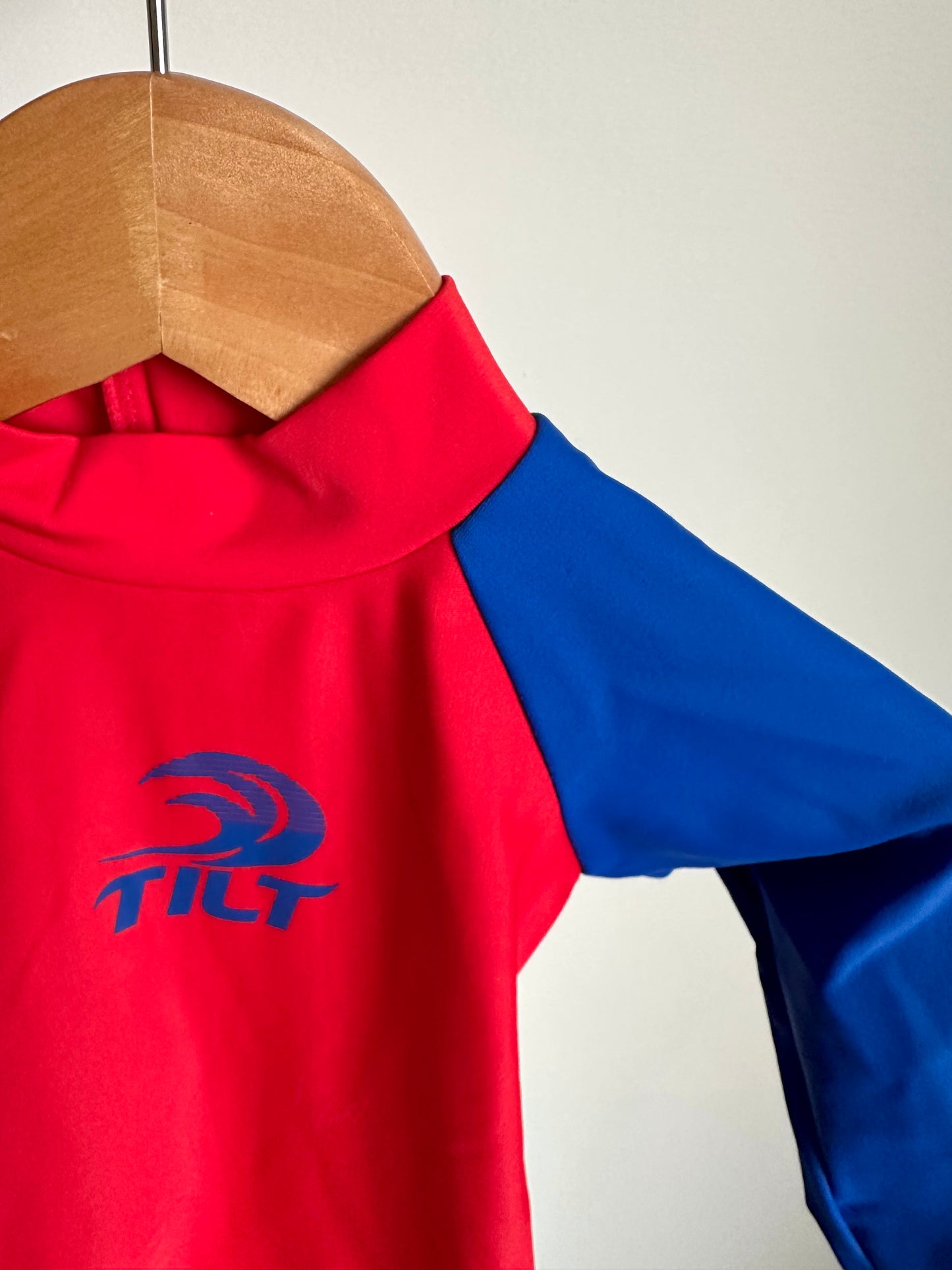 Red + Blue Swim Outfit / 3-6m