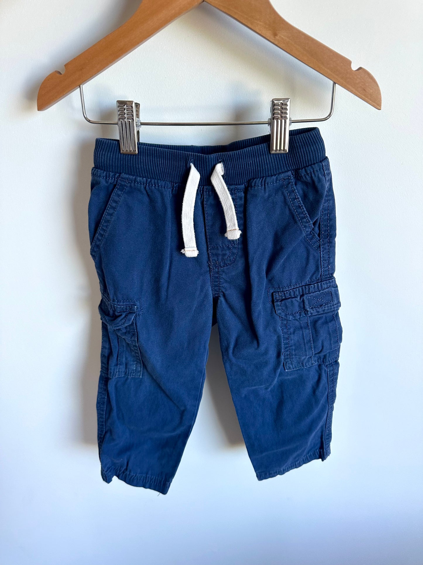 Blue Cargo Pants / 24m