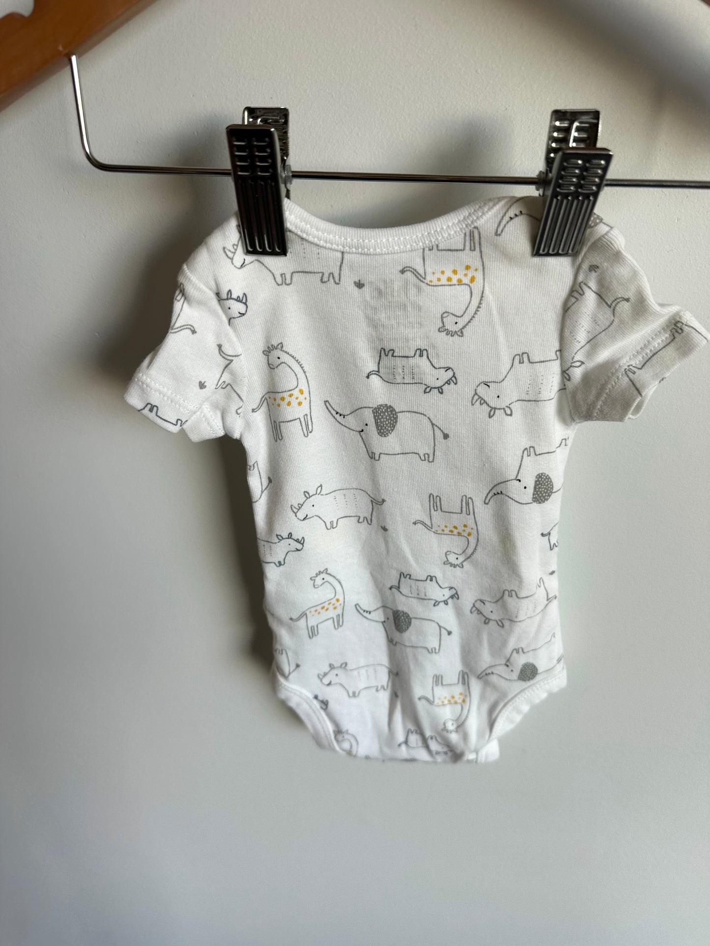 Lined Animal Bodysuit / 0m