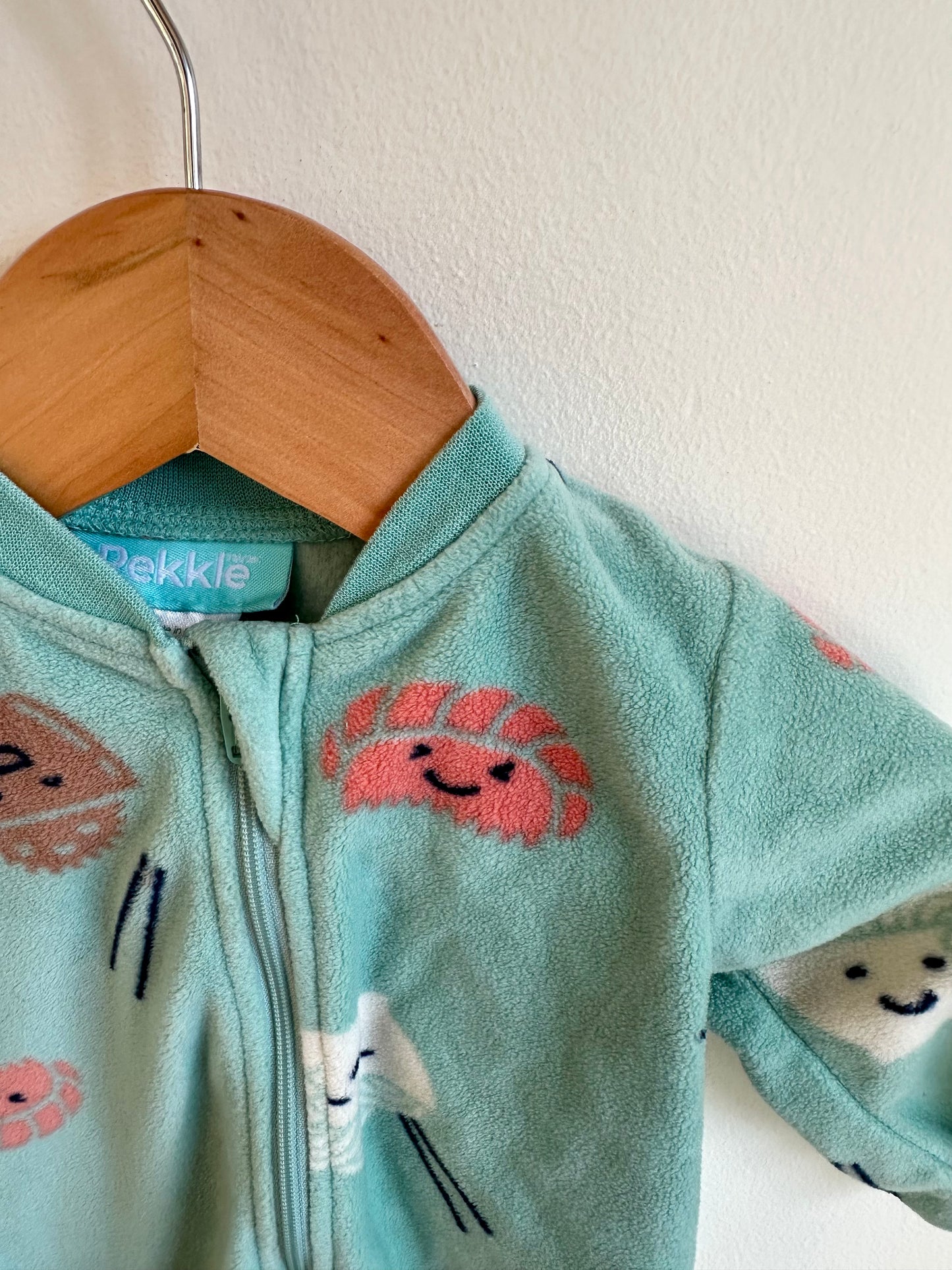 Noodle Bowl Fleece Sleeper / 3m