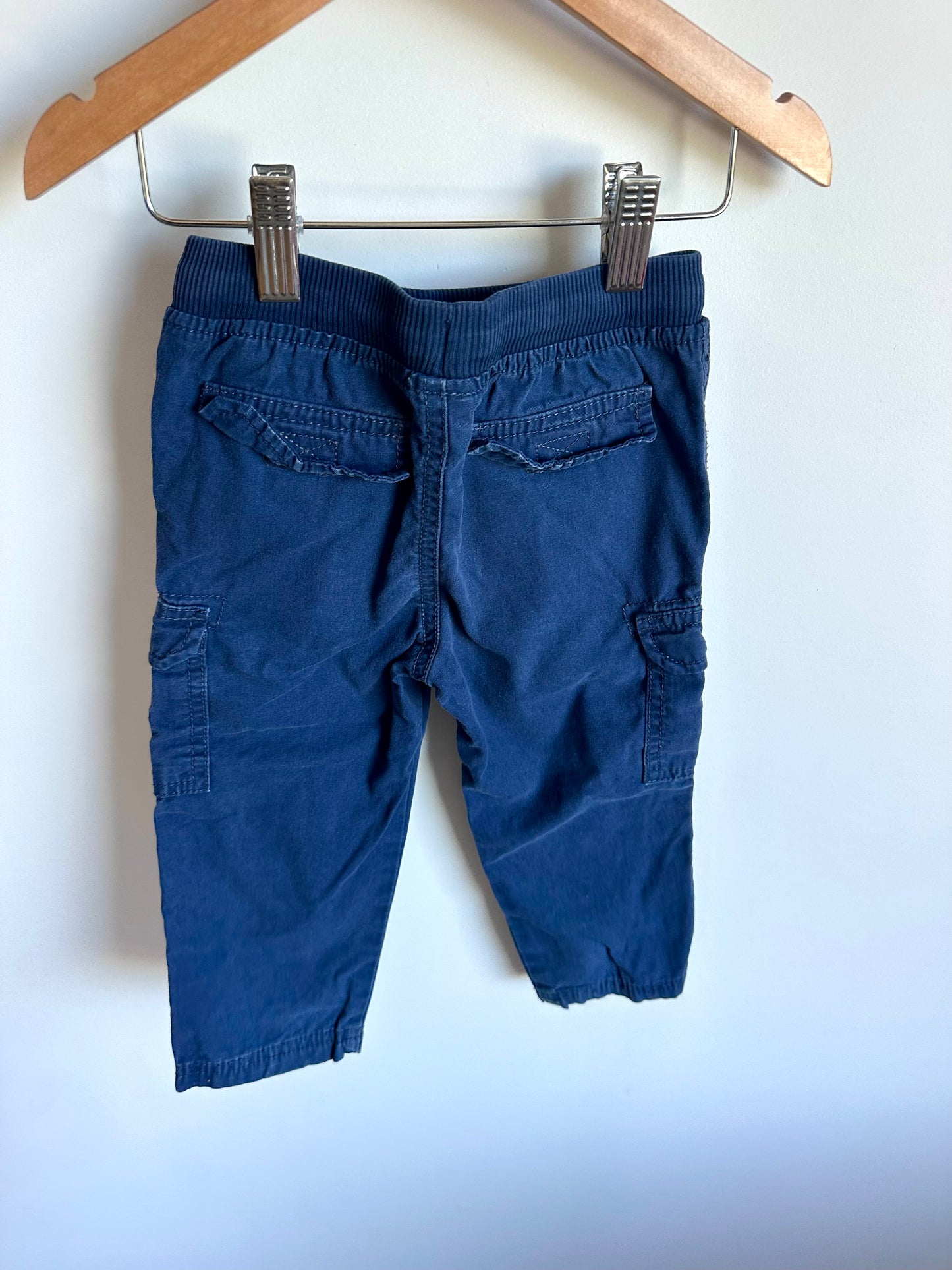 Blue Cargo Pants / 24m