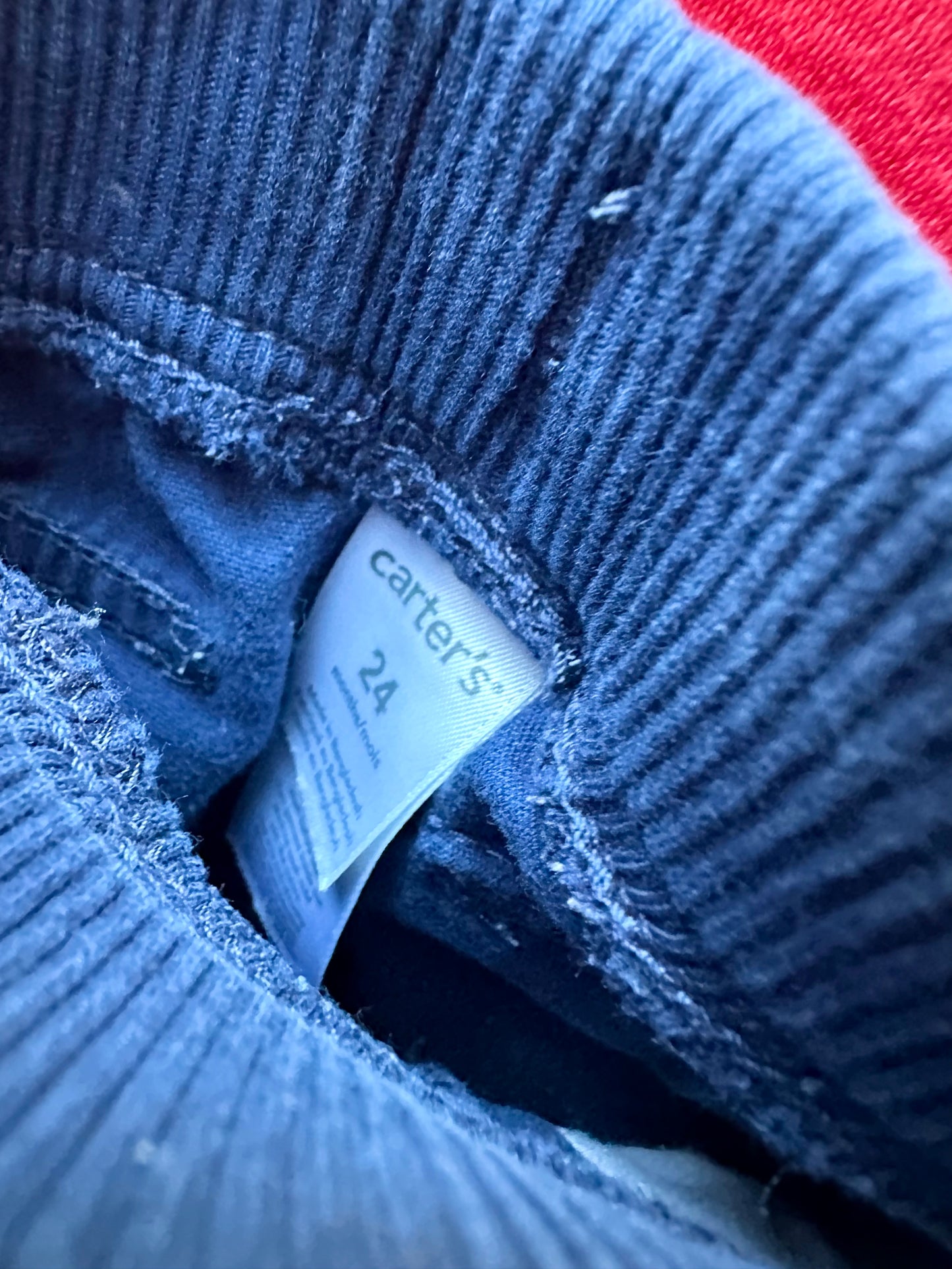 Blue Cargo Pants / 24m