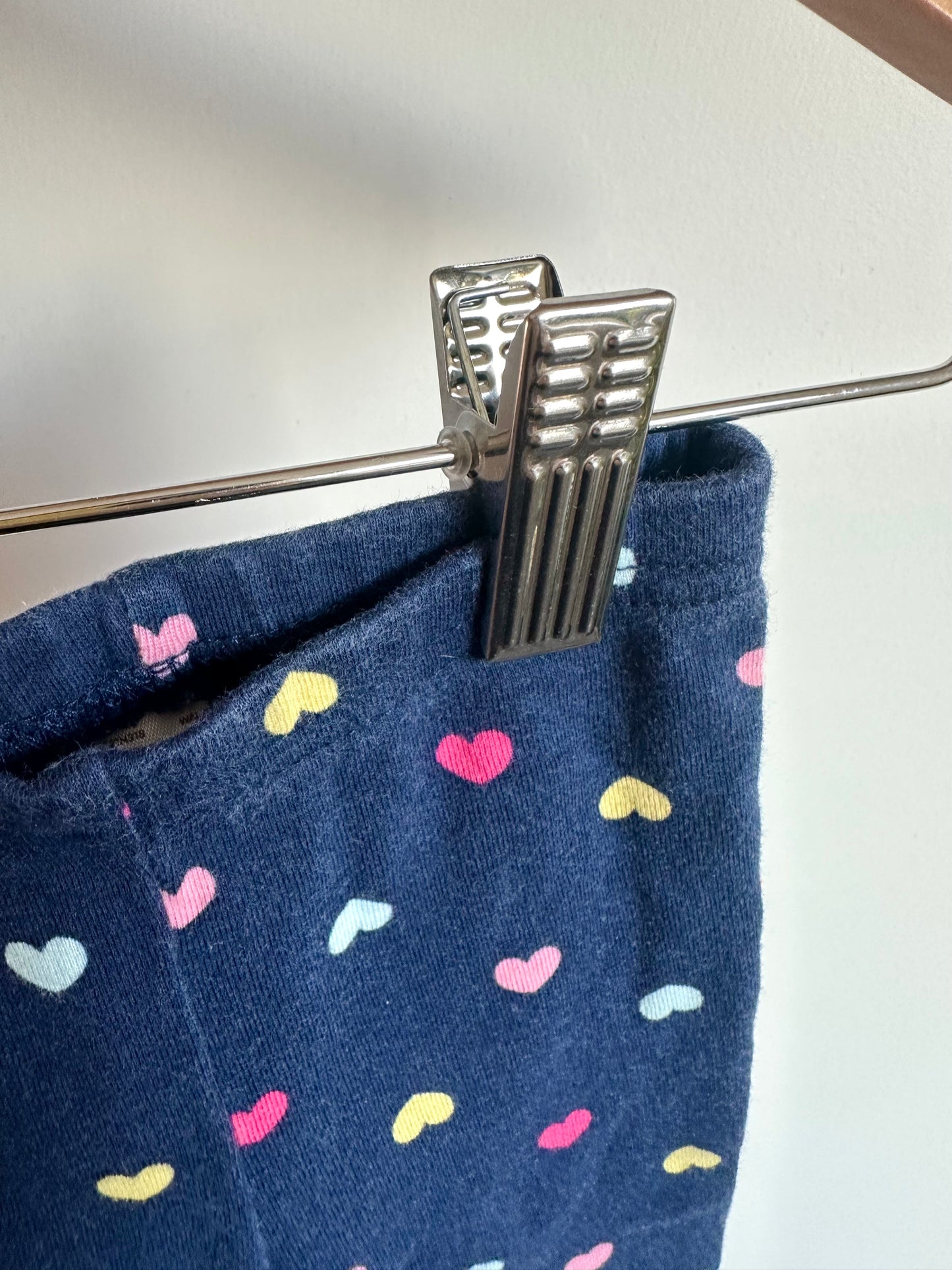 Heart Pattern Bottom Pants / 3-6m