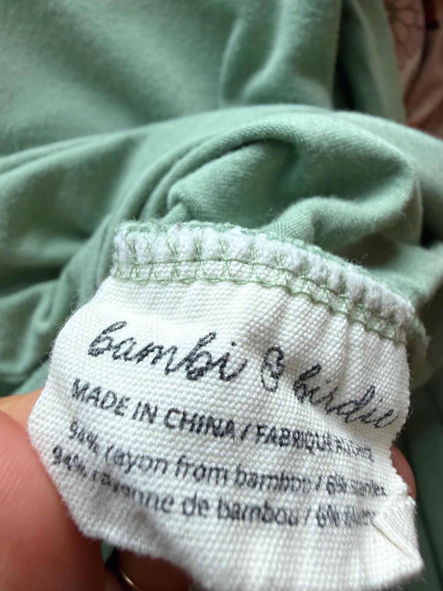 Sage Bambi & Birdie Bamboo Lounge Set / 18-24m