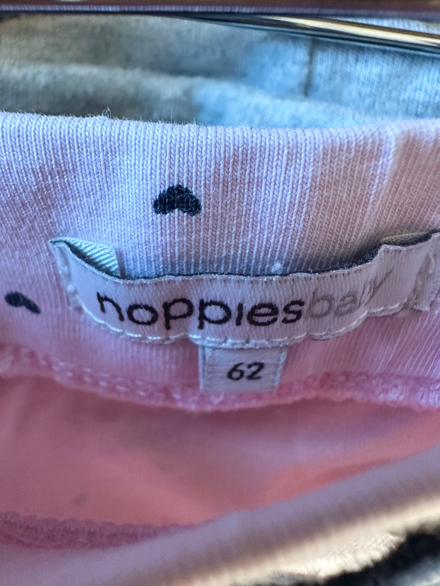 Noppies Pink Heart Pants / 2-4m